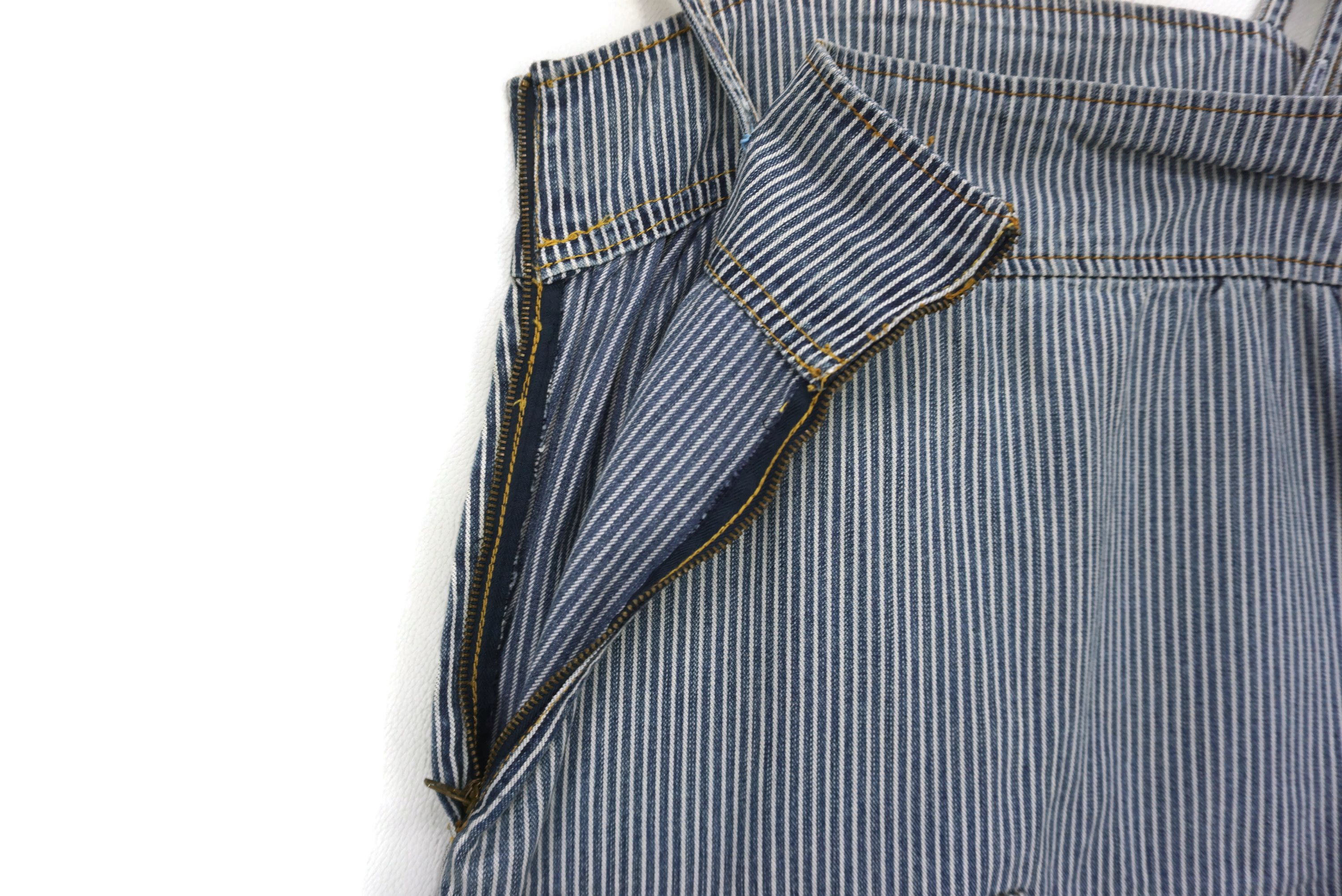 Japanese Brand X-girl Jeans Size W34xL30.5 Hickory Overalls Workwear Size 26" / US 2 / IT 38 - 12 Thumbnail