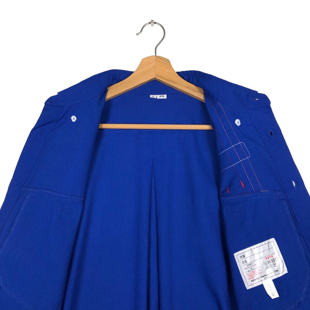 Japanese Brand 🔥90’s Work Jacket Racing Equipment Eneos Big Logo Size US L / EU 52-54 / 3 - 11 Thumbnail