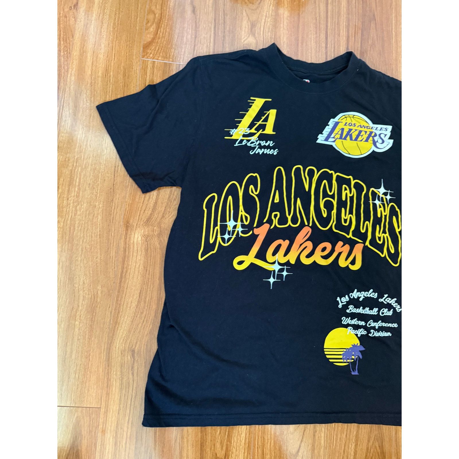 Los Angeles Apparel NBA Los Angeles Lakers black T-shirt Size US L / EU 52-54 / 3 - 3 Thumbnail