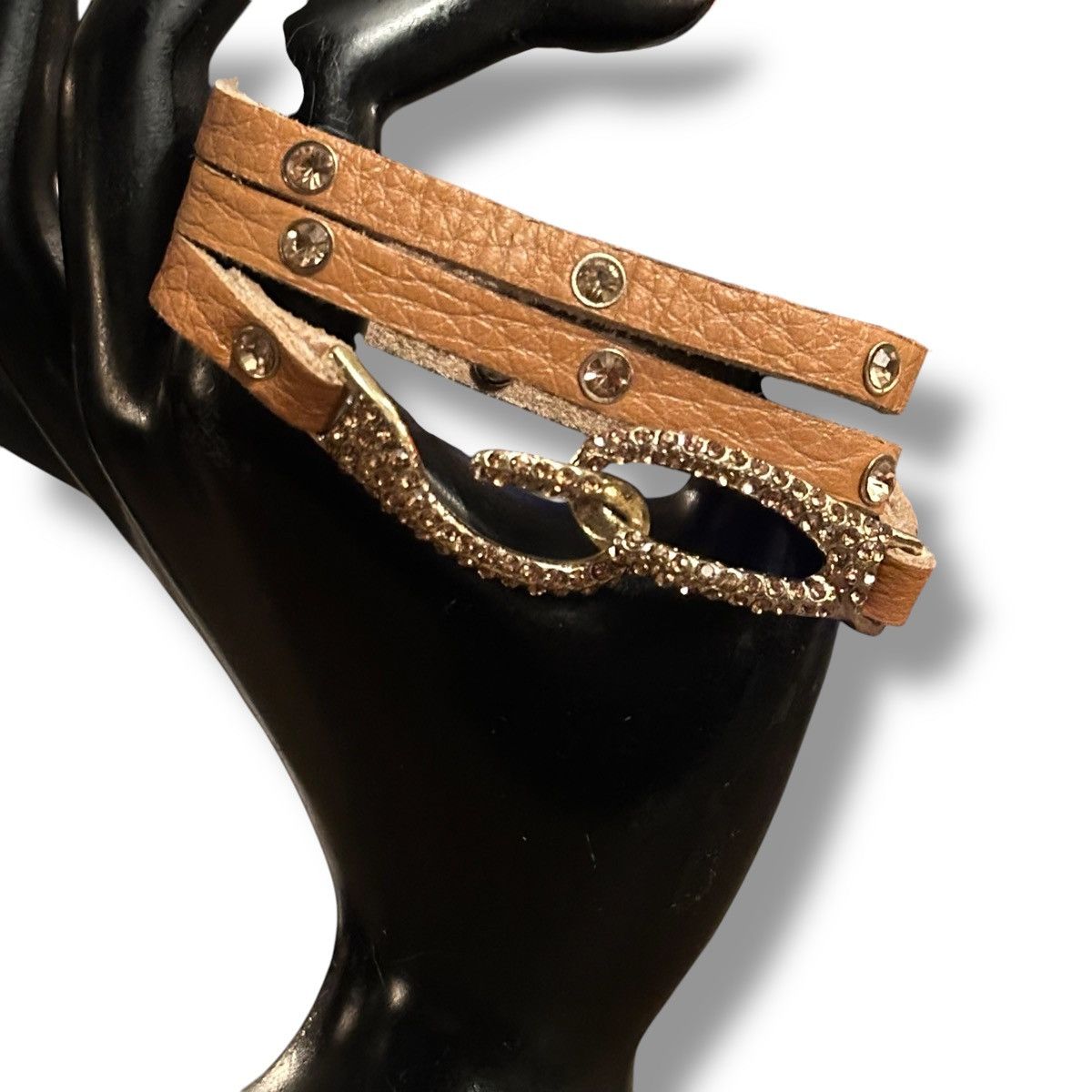 Other Leather rhinestone wrap bracelet Size ONE SIZE - 2 Thumbnail