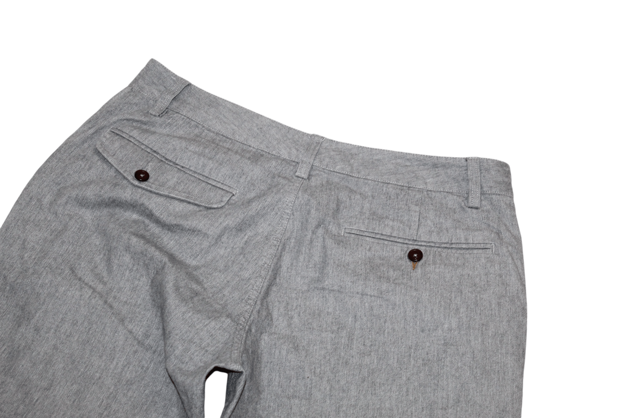 Universal Works Universal Works Grey Classic Cotton Chino Shorts Size US 34 / EU 50 - 4 Thumbnail