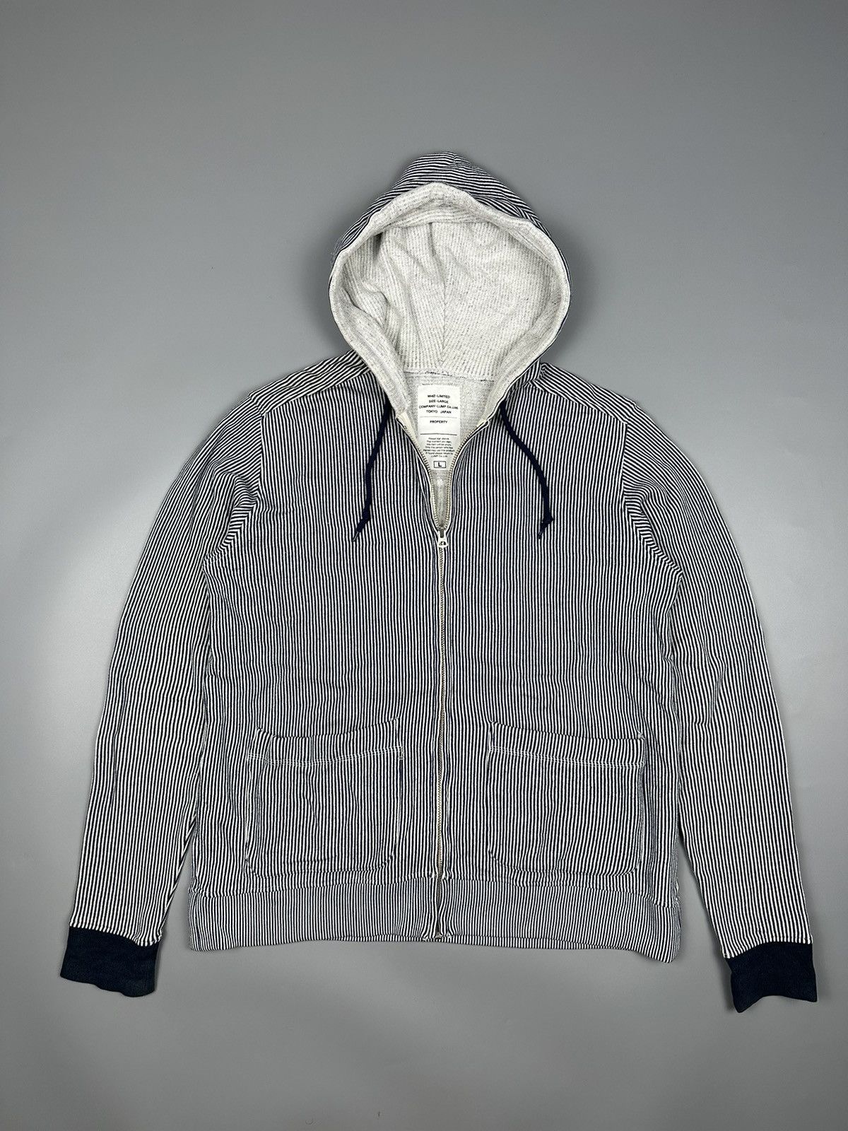 Japanese Brand × WHIZ LIMITED Whiz Limited Buckles Back Stripe Hoodie Size US L / EU 52-54 / 3 - 1 Thumbnail