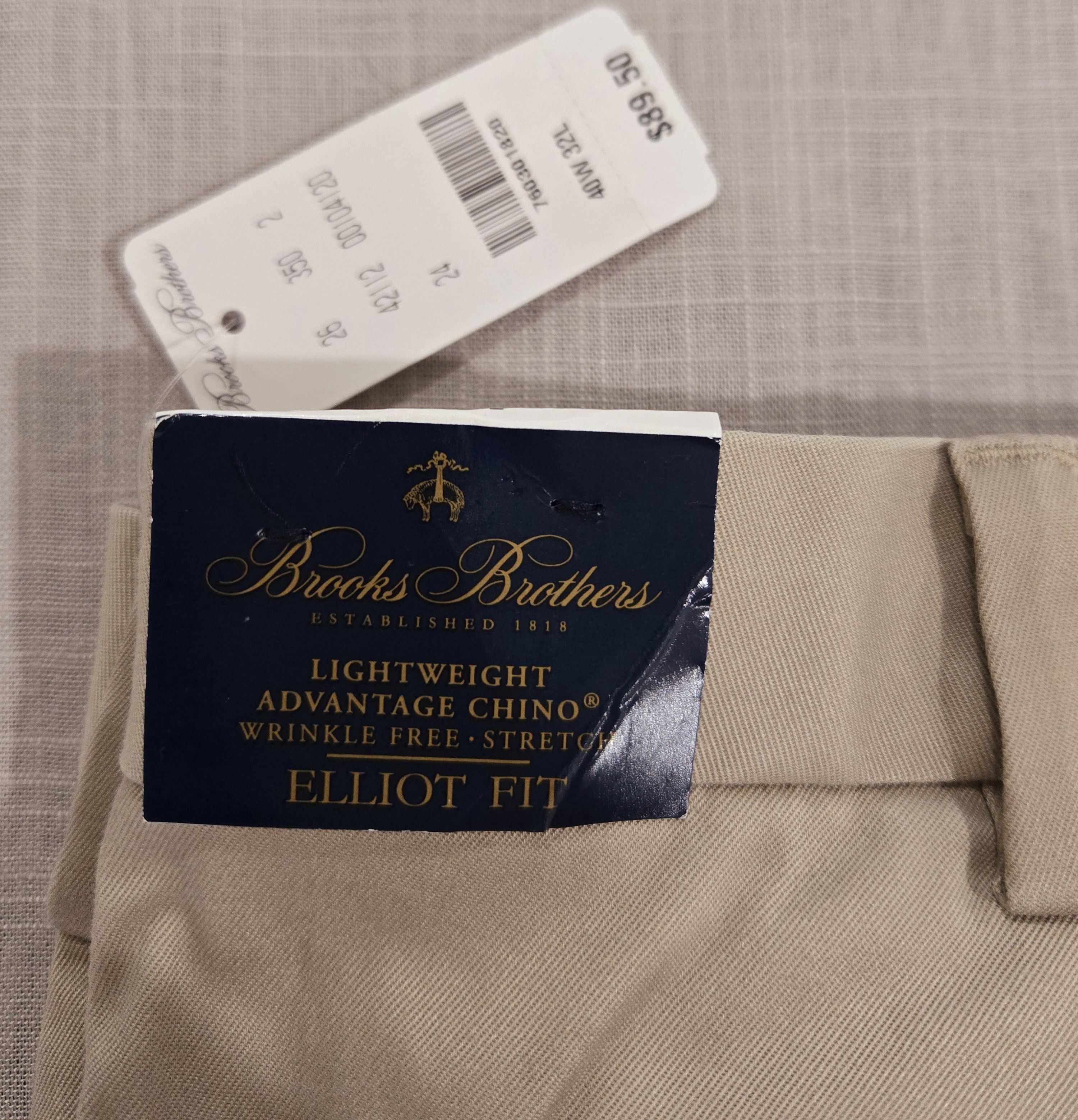 Brooks Brothers Brooks Brothers Elliot Fit Pant Size US 42 / EU 58 - 4 Thumbnail