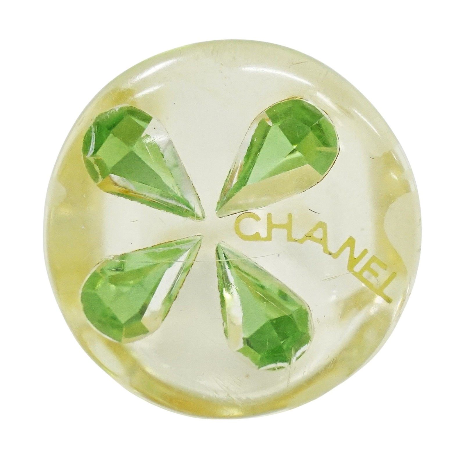 Chanel Chanel Clover Ring Resin Size ONE SIZE - 1 Thumbnail