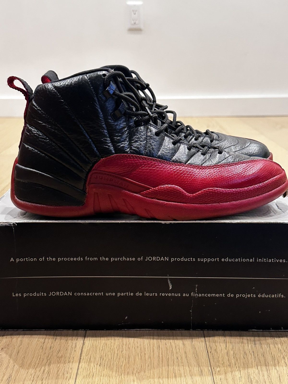Jordan Brand Retro Air Jordan 12 Flu Game 2003 Size US 11 / EU 44 - 3 Thumbnail