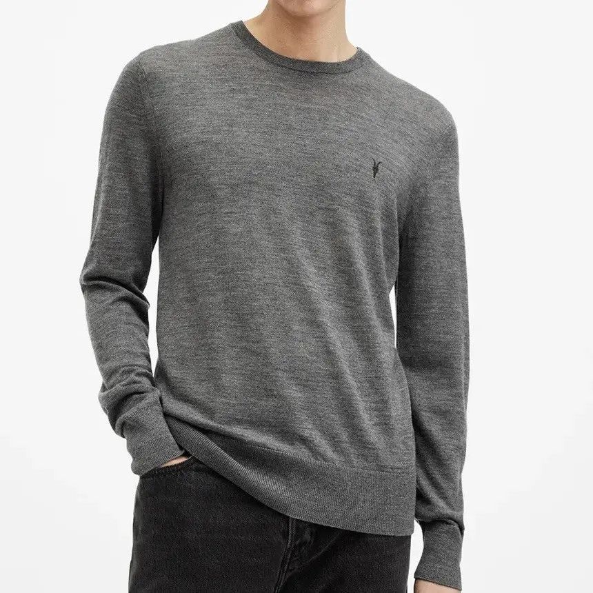 Allsaints Allsaints nowo Crew sweater pullover gray L men Size US L / EU 52-54 / 3 - 1 Thumbnail