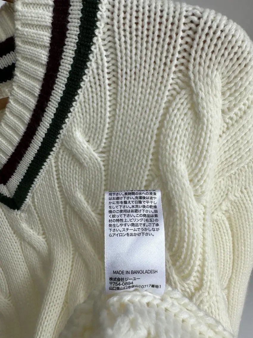 Japanese Brand Vintage GU Japanese Heavy Knitted Beige Sweater Size US S / EU 44-46 / 1 - 6 Thumbnail