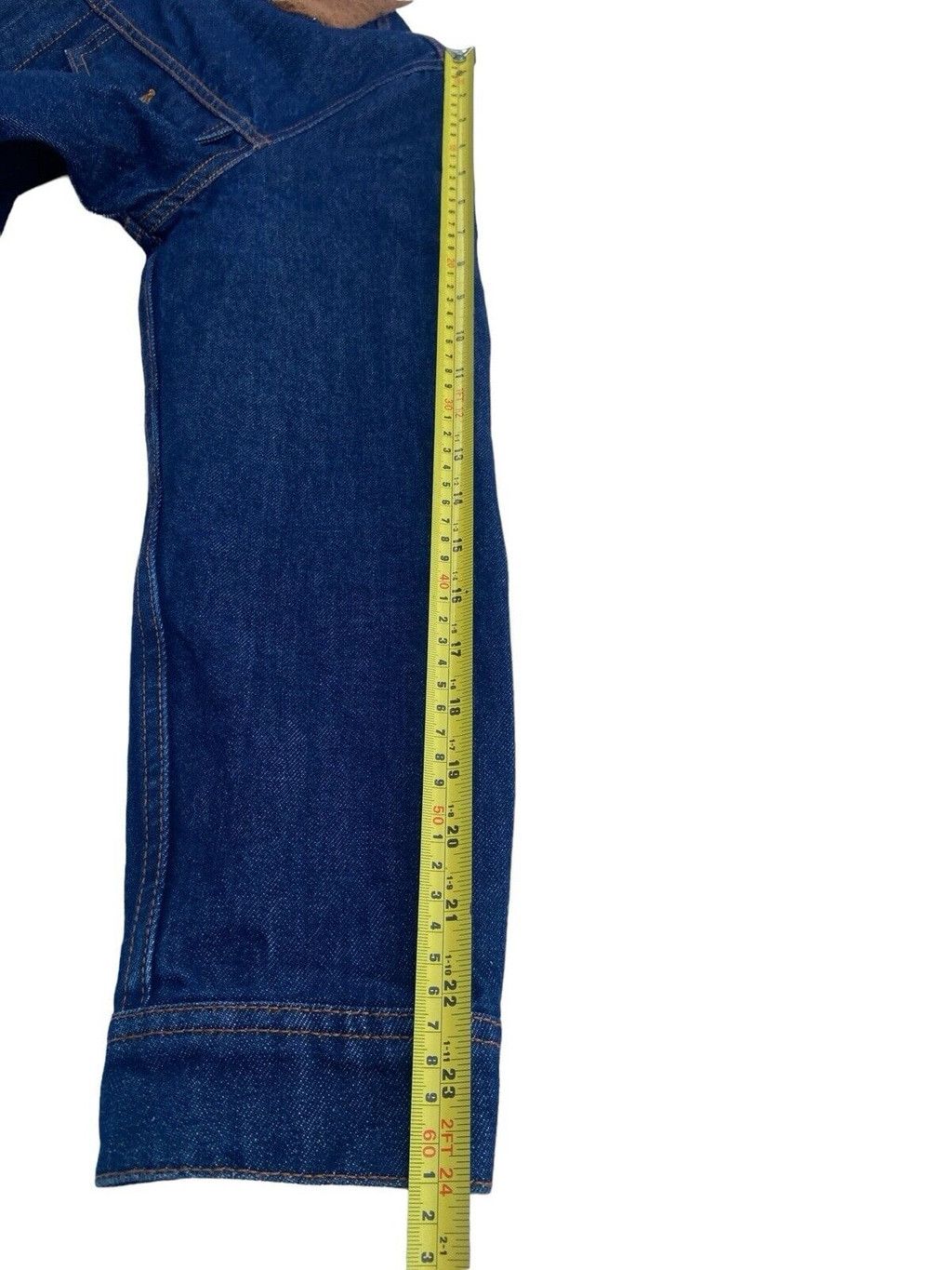 Zara Denim Stuff Blue Dark Wash Button Up Long Sleeve Jacket Size US M / EU 48-50 / 2 - 8 Thumbnail