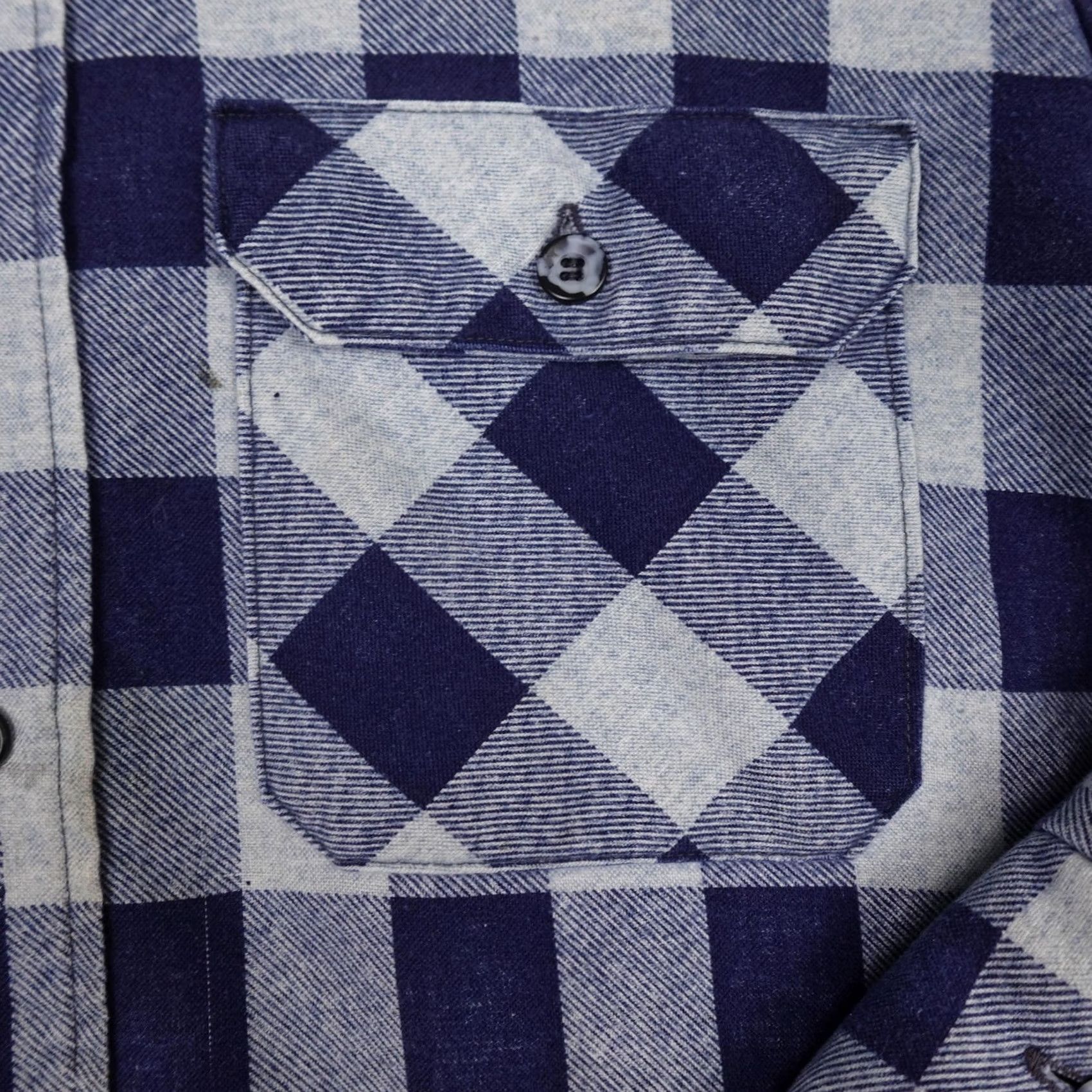 Vintage VINTAGE Fieldmaster Shirt Jacket Mens L Blue Plaid Quilted Shacket 90s Size US L / EU 52-54 / 3 - 7 Thumbnail