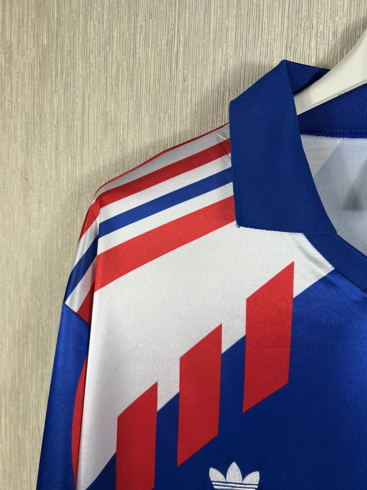 Adidas Vintage 90s Adidas France jersey long sleeve football tee Size US XL / EU 56 / 4 - 11 Thumbnail