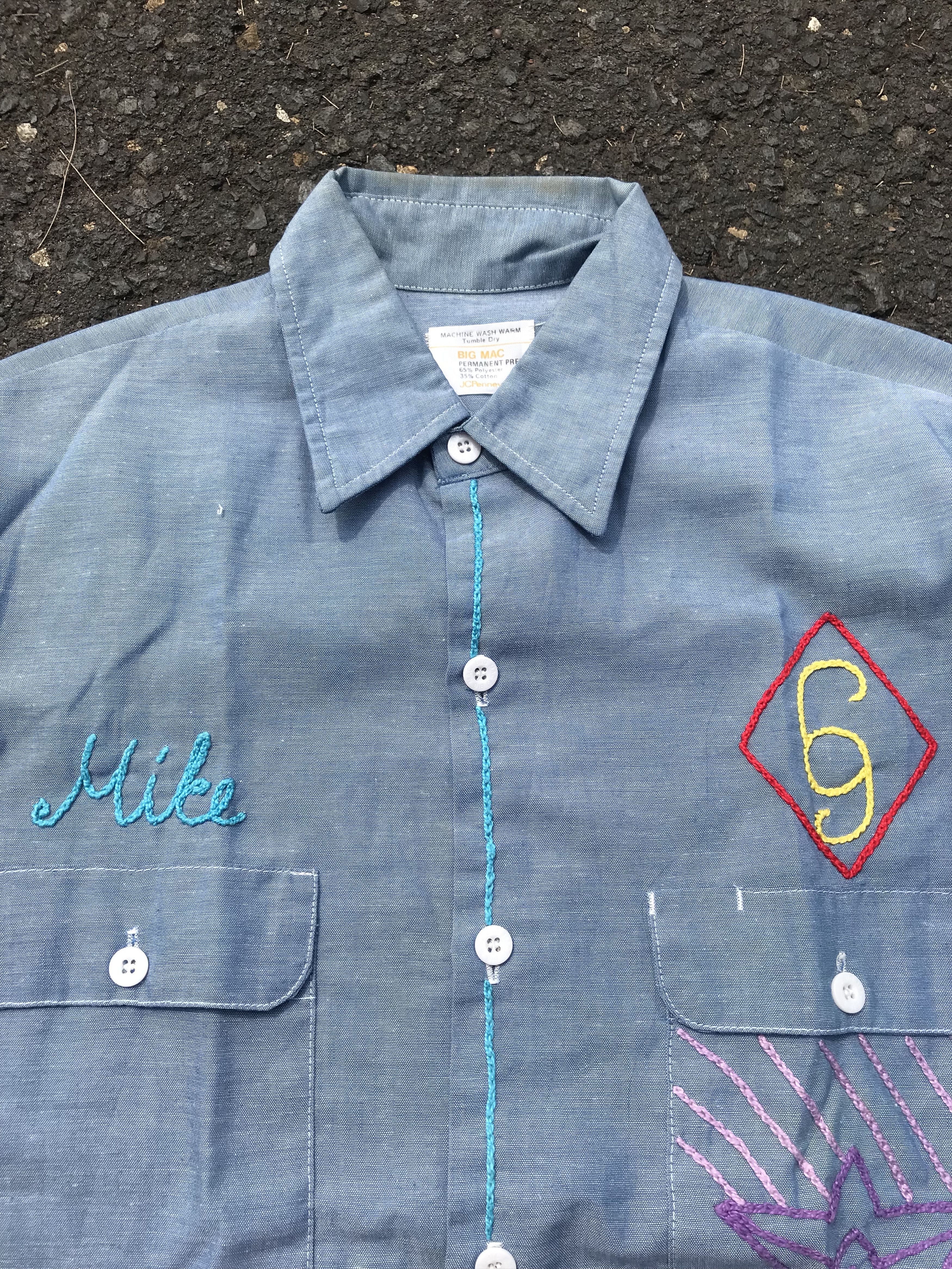 Big Mac × JCPenney × Vintage JCPenney big mac embroidered chambray Size US M / EU 48-50 / 2 - 3 Thumbnail