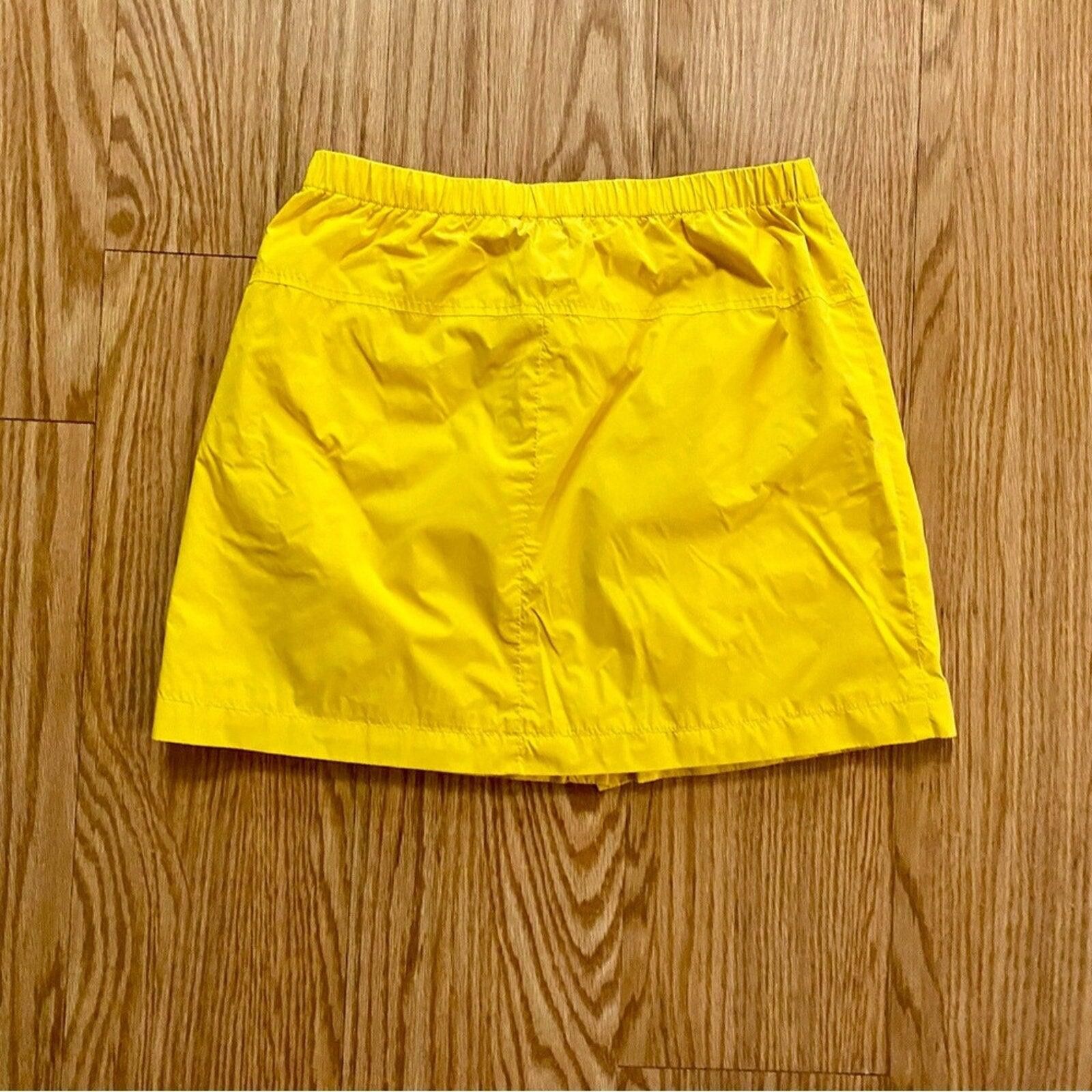 Forever 21 Forever 21 Yellow Raincoat Mini Skirt Y2K Womens Medium Size 32" / US 10 / IT 46 - 6 Thumbnail