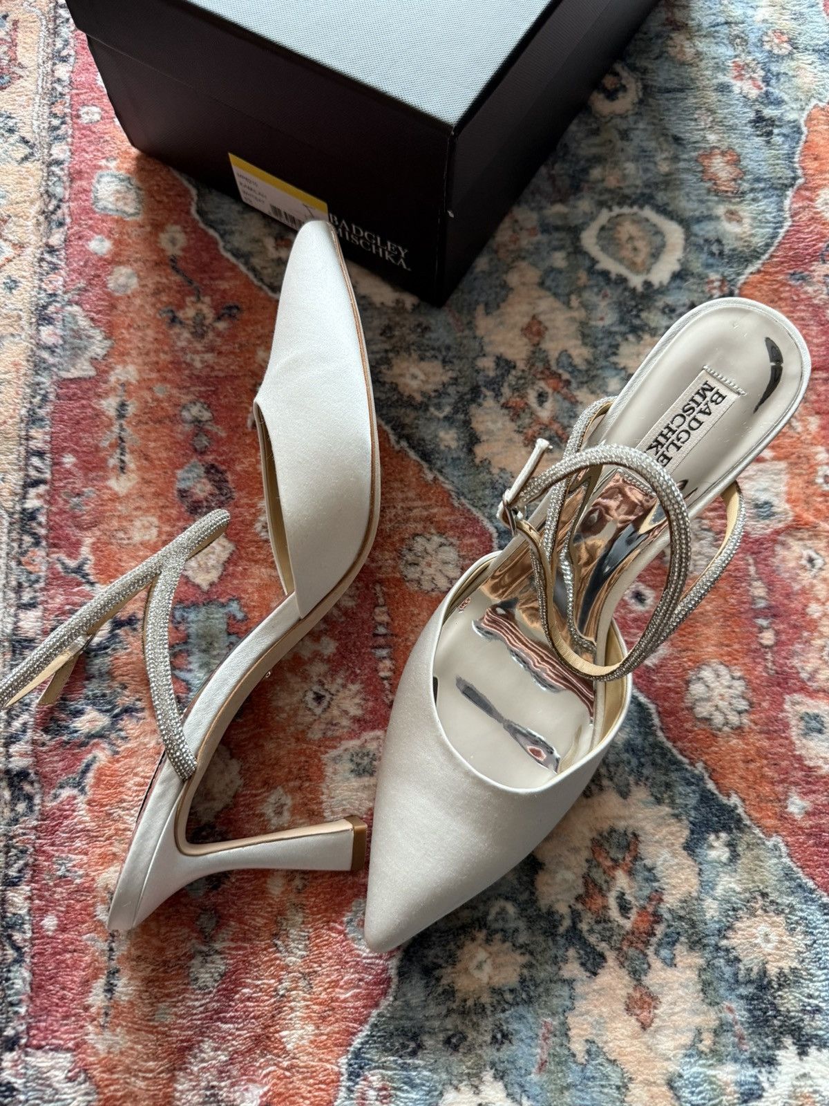 Badgley Mischka Badgley Mischka Kamilah Heels Size US 9.5 / IT 39.5 - 2 Thumbnail
