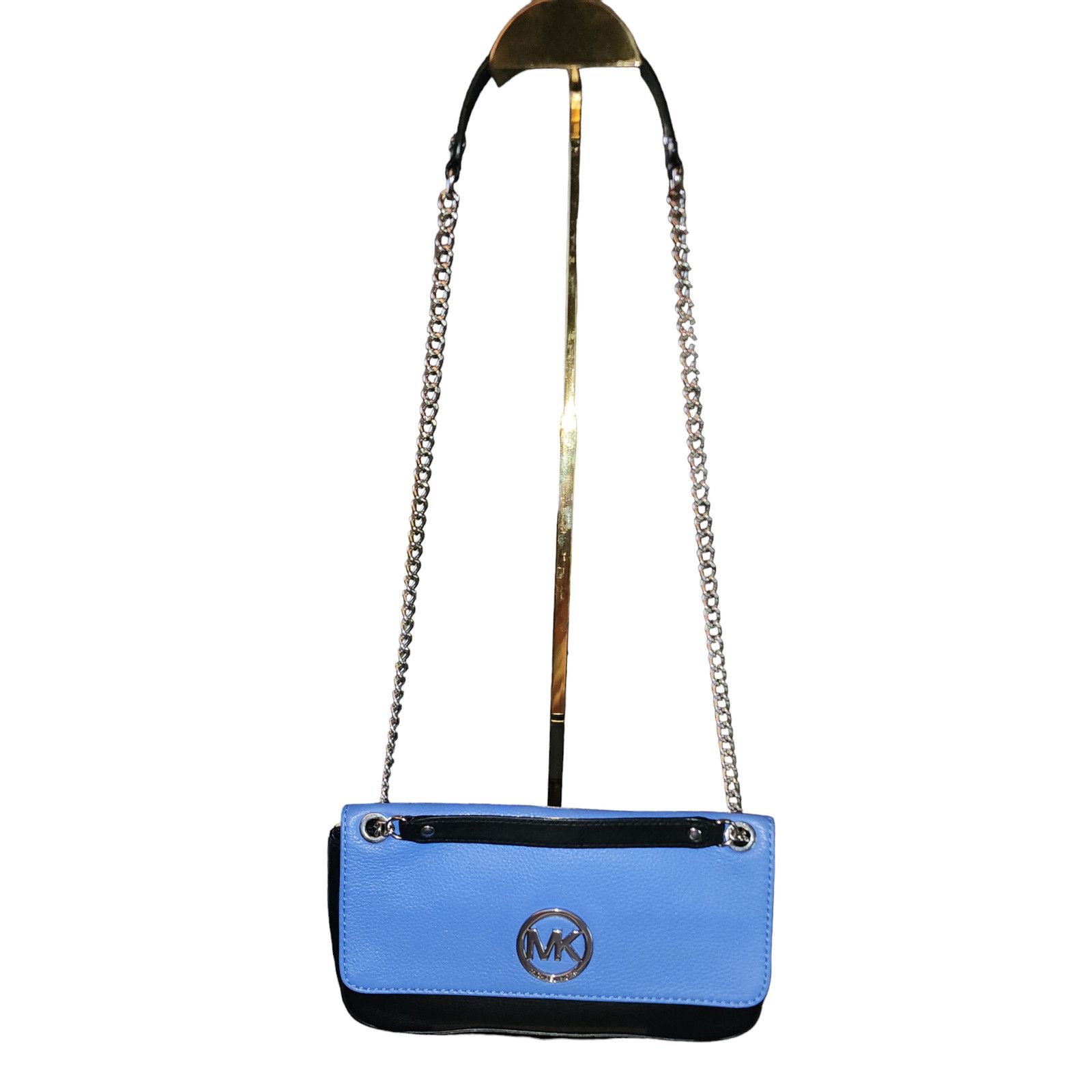 Michael Kors Michael Kors Fulton Small Shoulder Flap bag blue black Size ONE SIZE - 6 Thumbnail