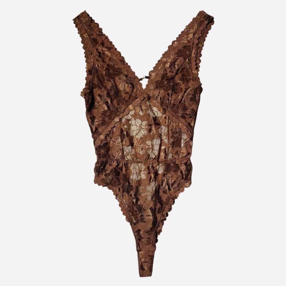 Free People NWT New $98 Free People Dream Of Me Darling Cocoa Brown Bod Size XS / US 0-2 / IT 36-38 - 3 Thumbnail