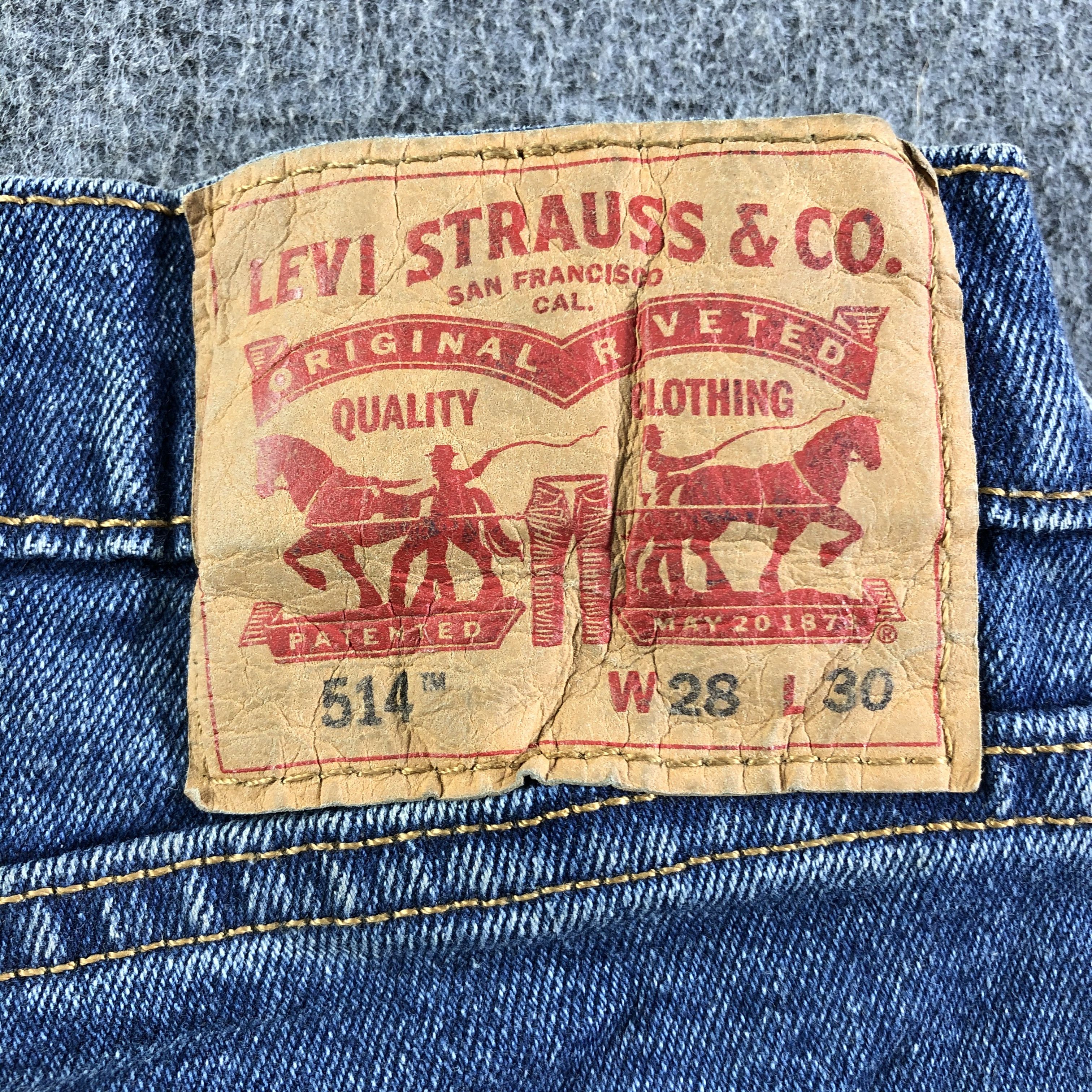 Levi's Vintage Blue Wash Levis 514 Jeans-J4097 Size US 28 / EU 44 - 5 Thumbnail