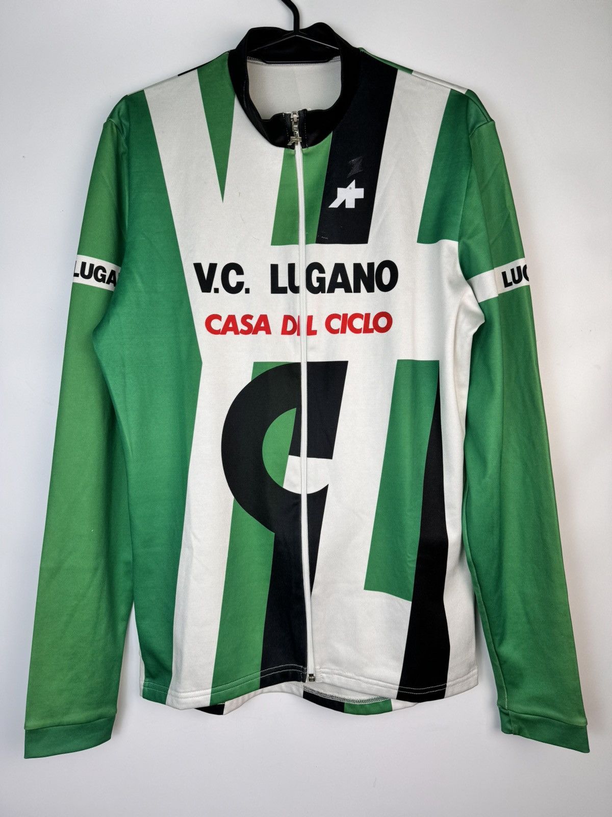 Vintage ASSOS Vintage Cycling Jersey Zip Shirt Bike LUGANO Size US XL / EU 56 / 4 - 1 Thumbnail