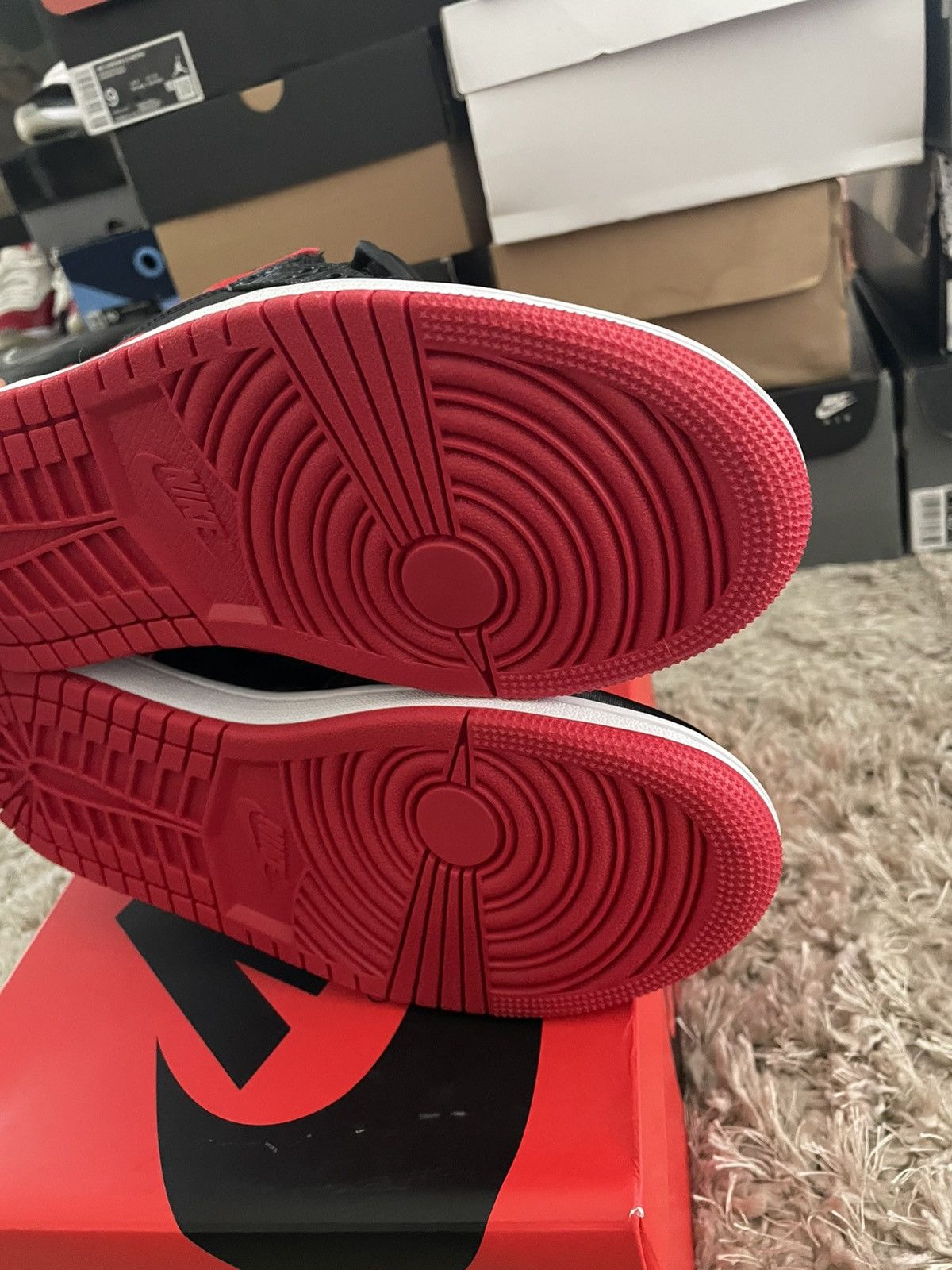Jordan Brand Jordan 1 Bred Satin Size US 6 / IT 36 - 9 Thumbnail