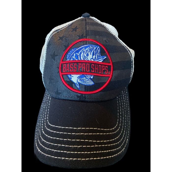 Bass Fishing Hat | American Flag Hat | Fisherman Hat | Lake Hat | Mens Fishing Trucker Hat Black | Ubuy