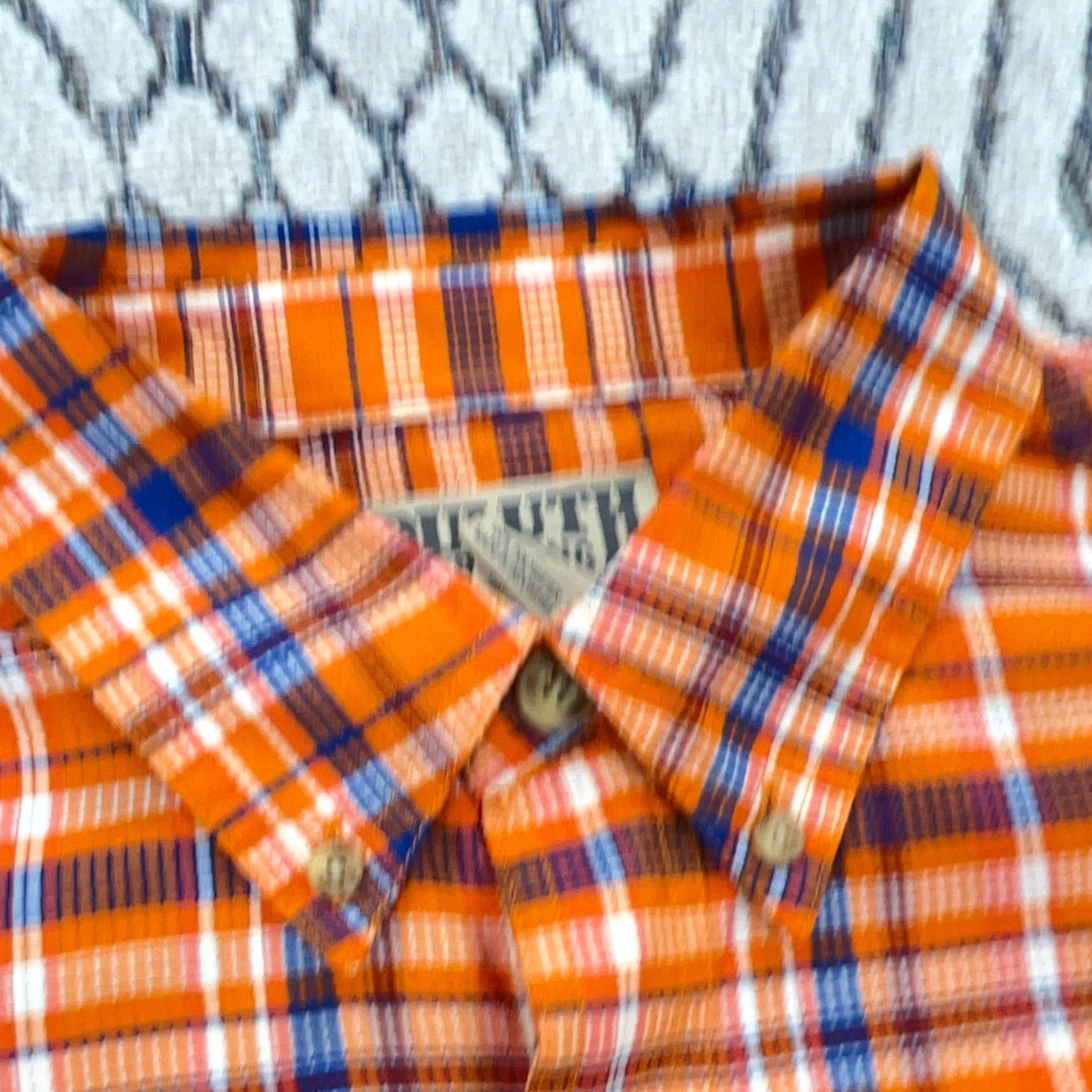 Vintage Duluth Shirt Men Large Orange Plaid Button Up Double Pocket Outdoors Camp River Size US L / EU 52-54 / 3 - 4 Thumbnail