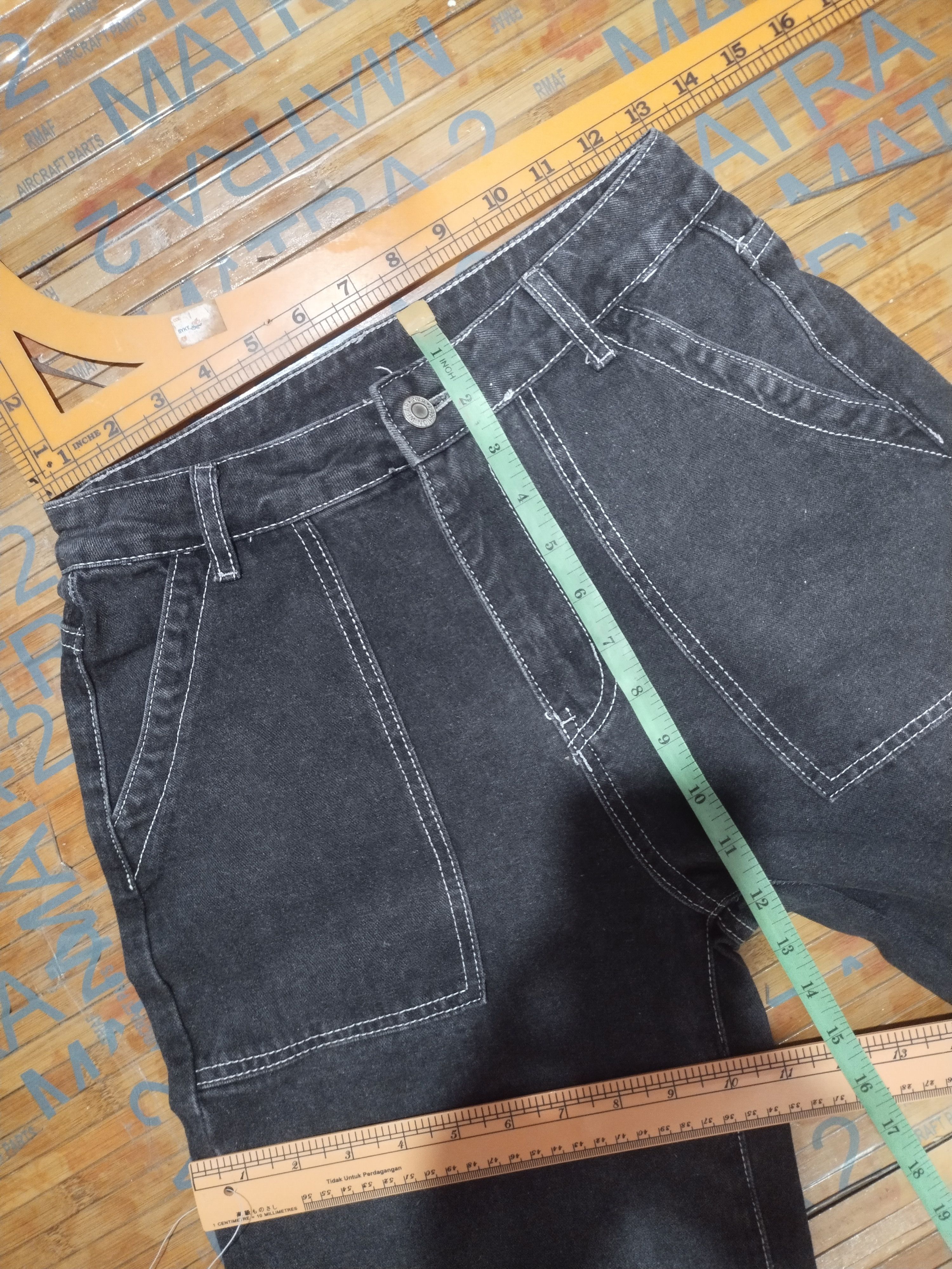 Jean × Shein Jeans SHEIN Baagy / Carpenter Style Sz S (26") Size 26" / US 2 / IT 38 - 7 Thumbnail
