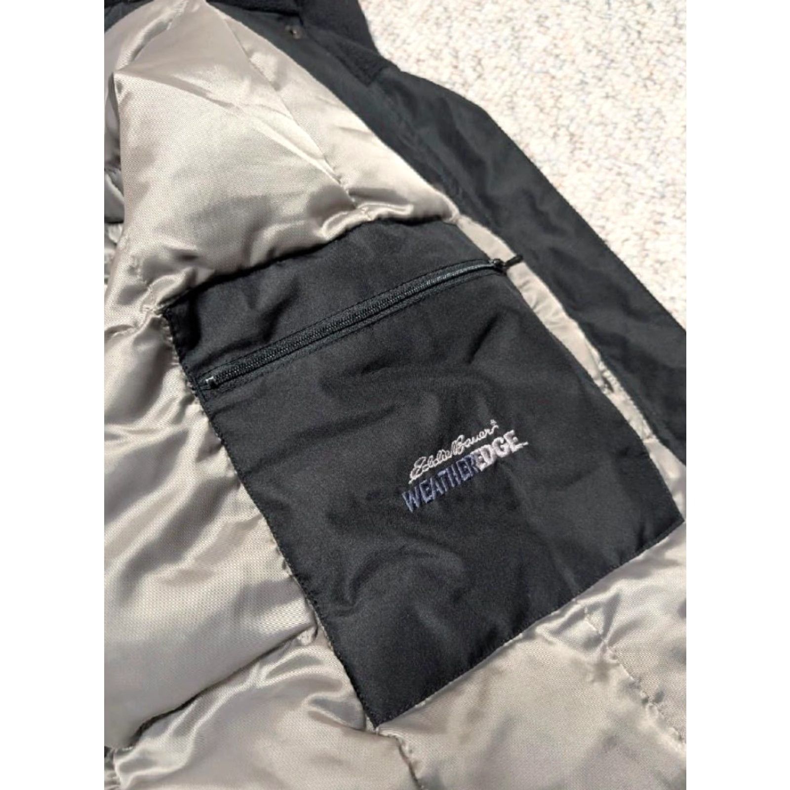 Eddie Bauer VINTAGE Eddie Bauer puffer goose down parka XL black hooded weatheredge Size US XL / EU 56 / 4 - 4 Thumbnail