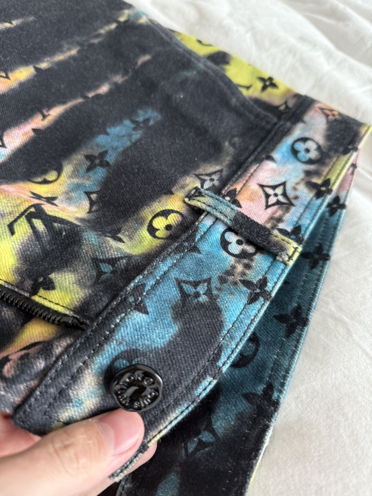 Louis Vuitton LV Multicolor Monogram Camo Cargo Pants