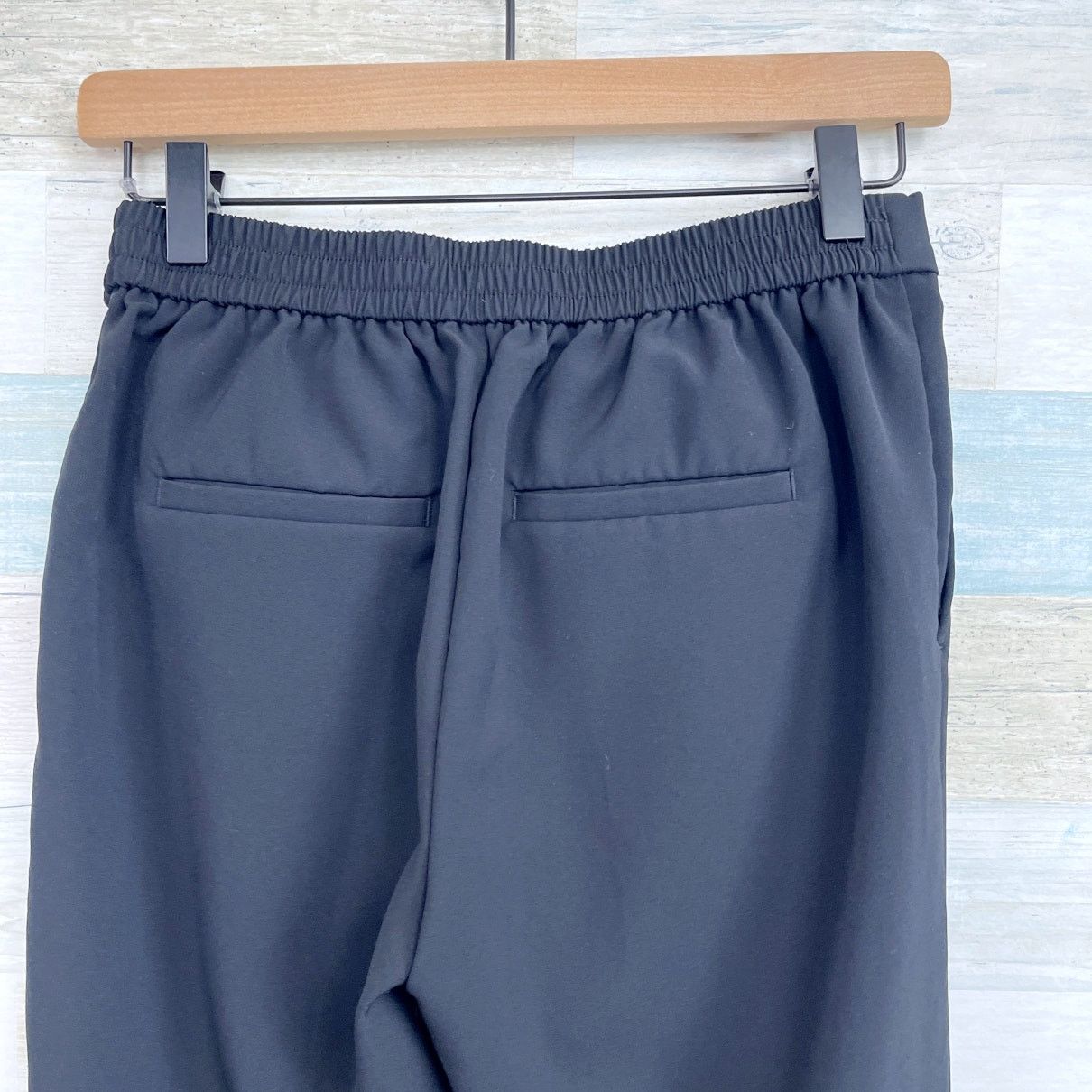 Ann Taylor Ann Taylor Pleated Tie Hem Dress Pants Black Mid Rise 0 Size 25" / US 0 / IT 36 - 5 Thumbnail