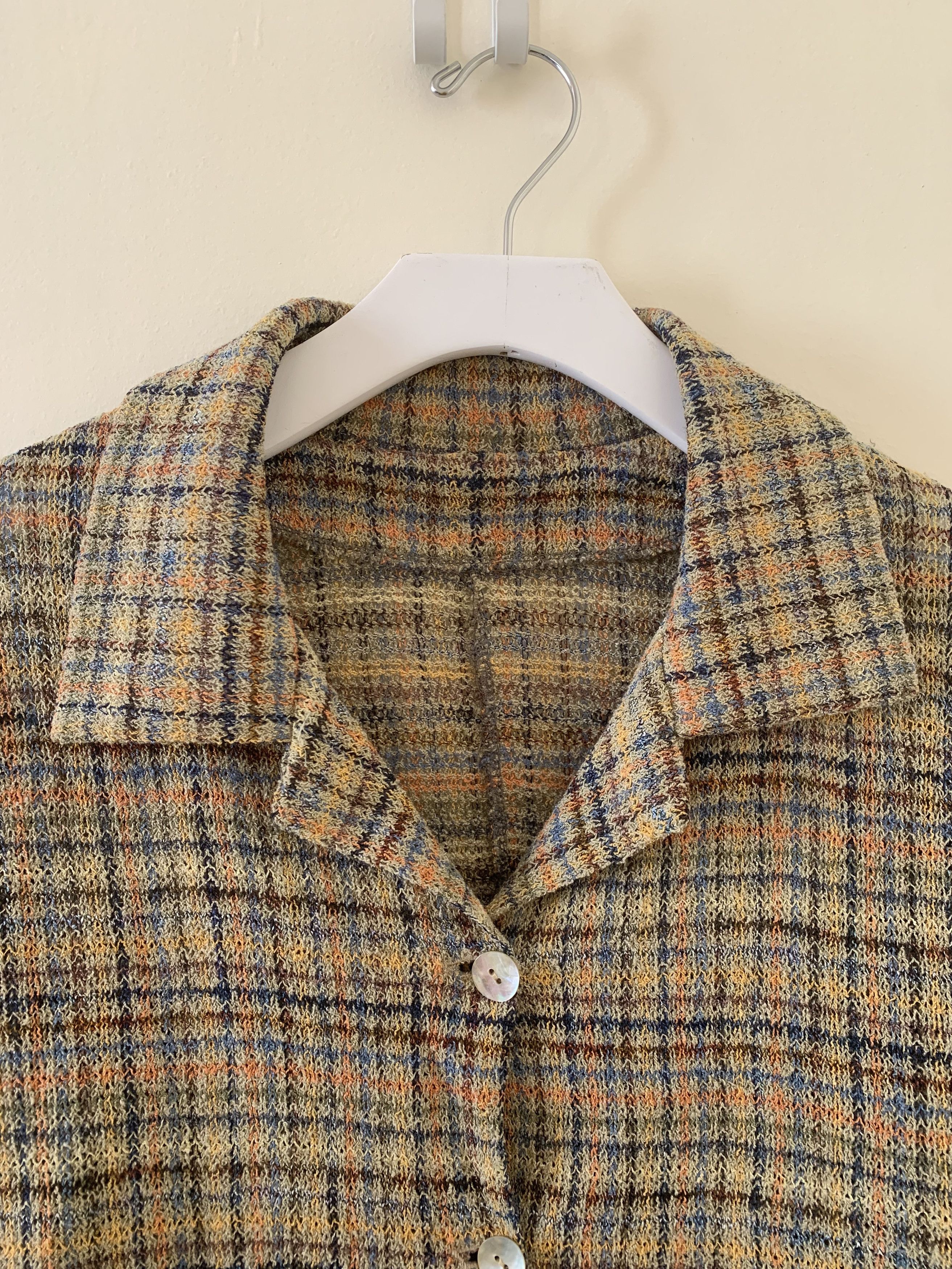Vintage Tweed Blouse Size M / US 6-8 / IT 42-44 - 4 Thumbnail