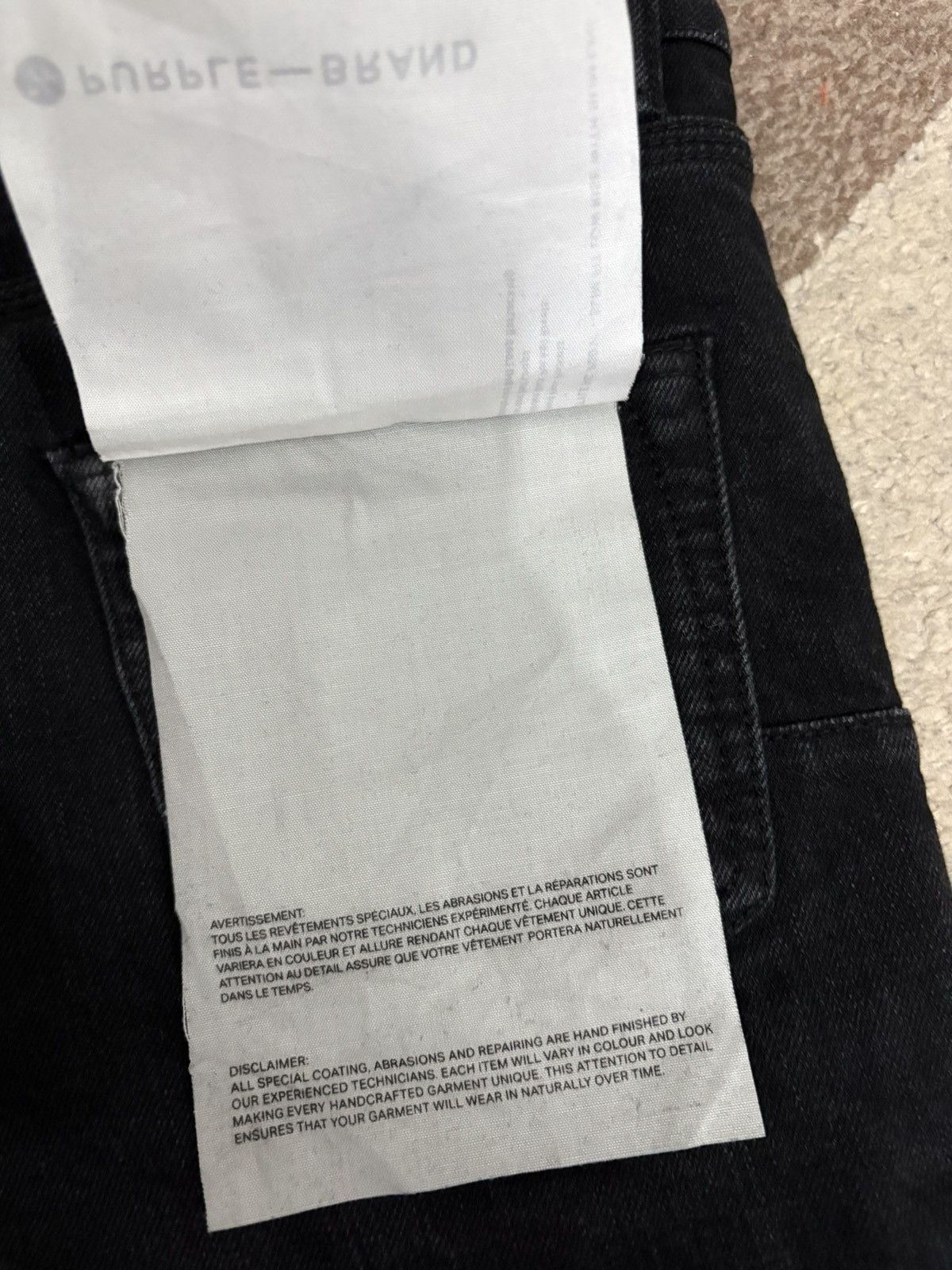 Purple Brand Purple Jeans P001 black Size US 29 - 4 Thumbnail
