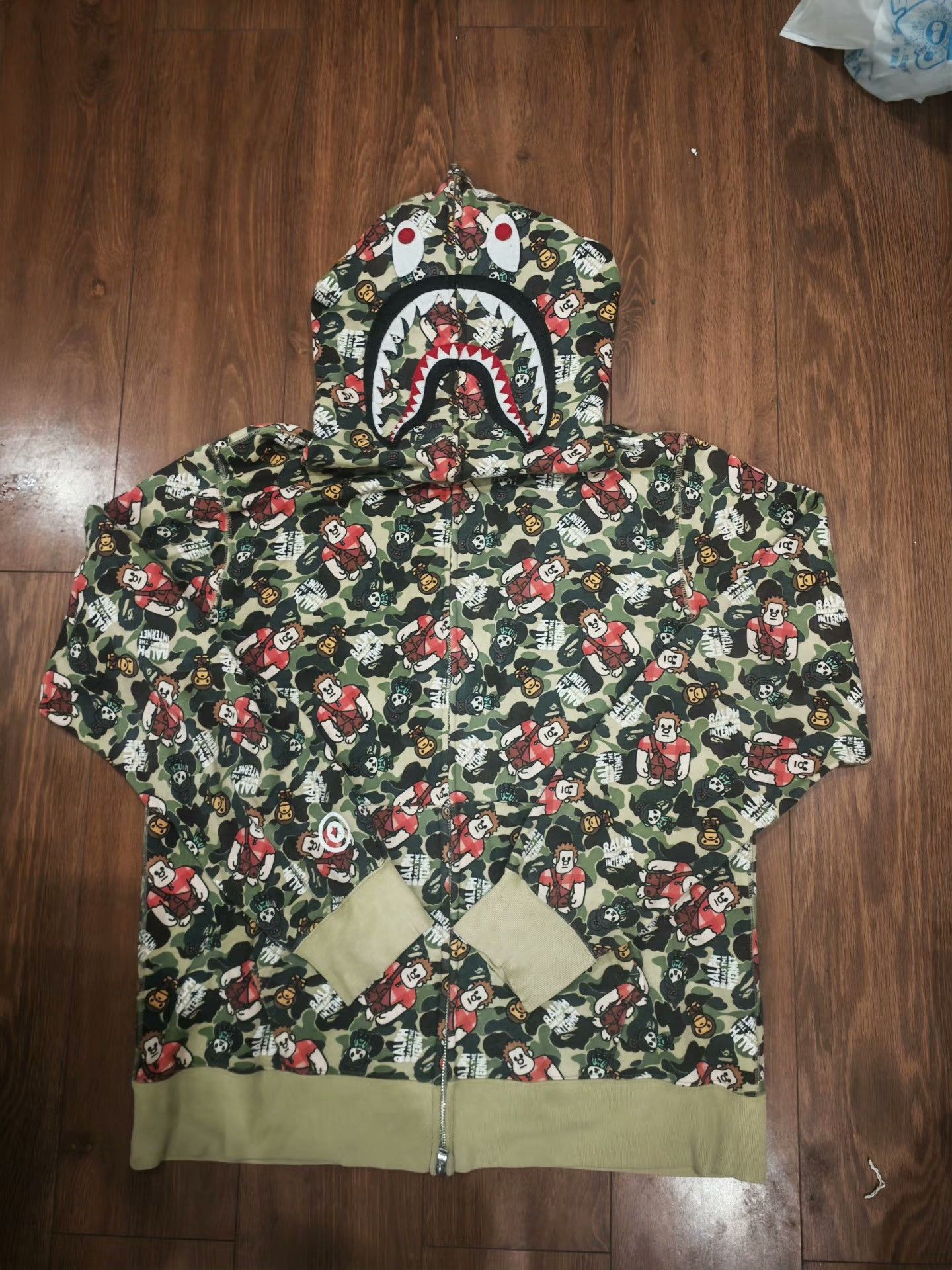Bape Bape Collab Black Hoodie 2XL Men Size US XS / EU 42 / 0 - 1 Thumbnail