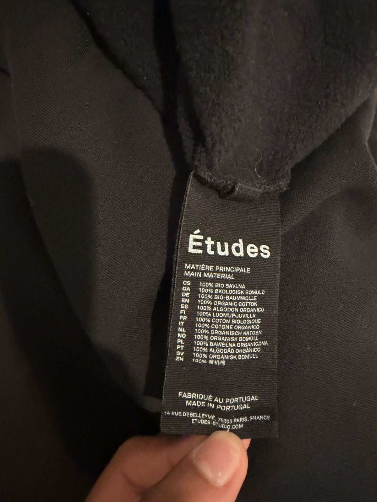 Etudes Études Black Sweater Size US M / EU 48-50 / 2 - 4 Thumbnail