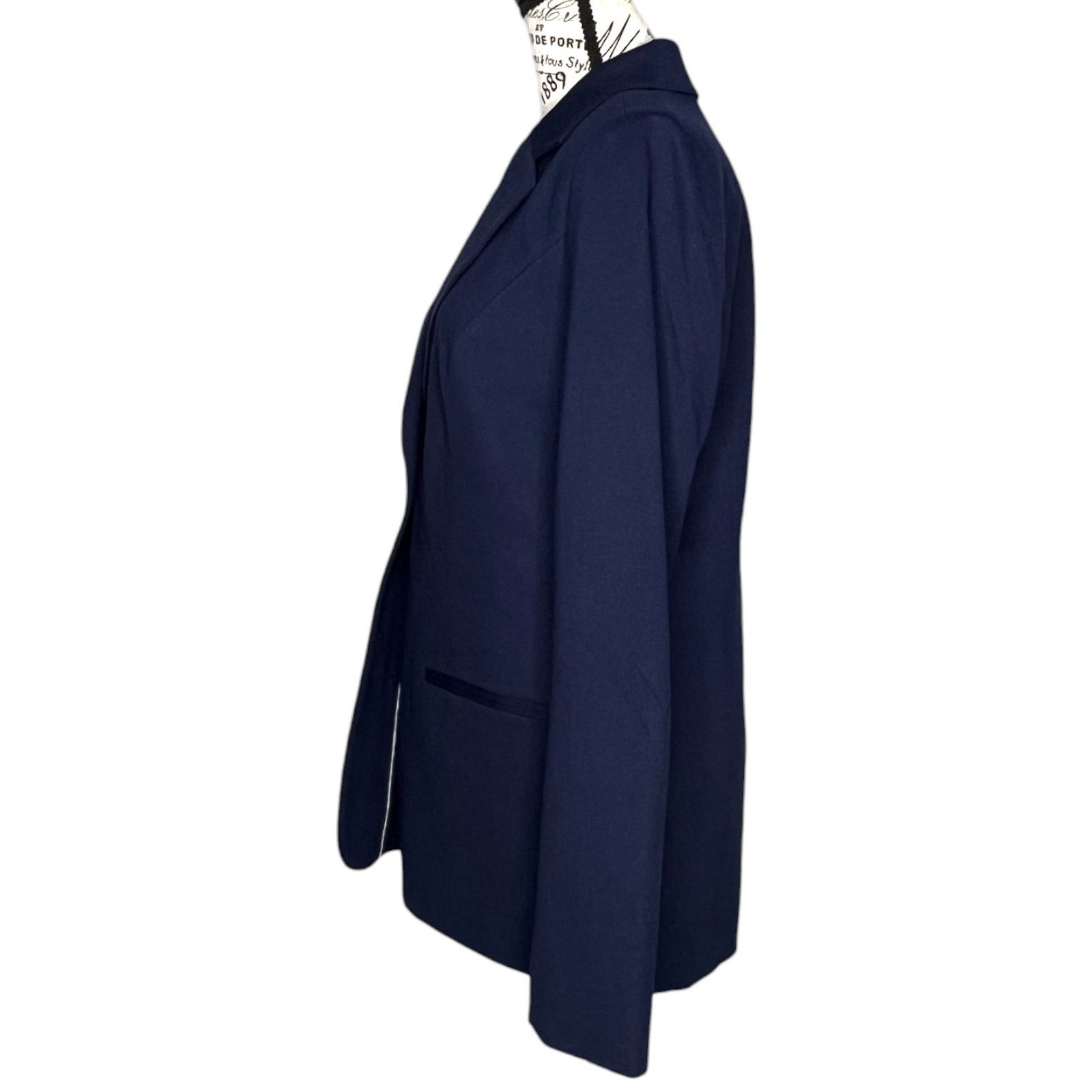 Other Lisa Long Line Ponte Blazer - Stitch Fix One Button Closure Size M / US 6-8 / IT 42-44 - 3 Thumbnail