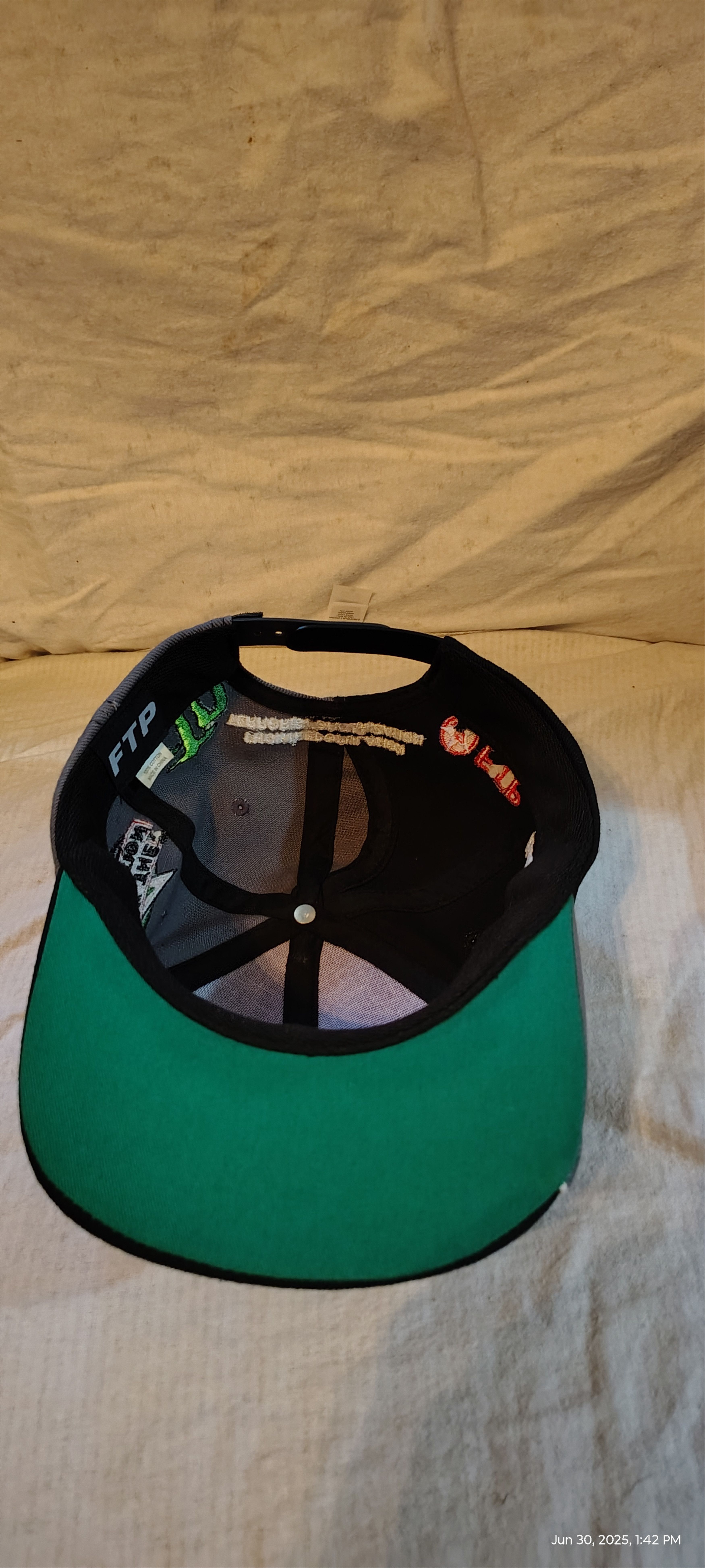 Fuck The Population FTP pit crew snapback hat Size ONE SIZE - 5 Thumbnail