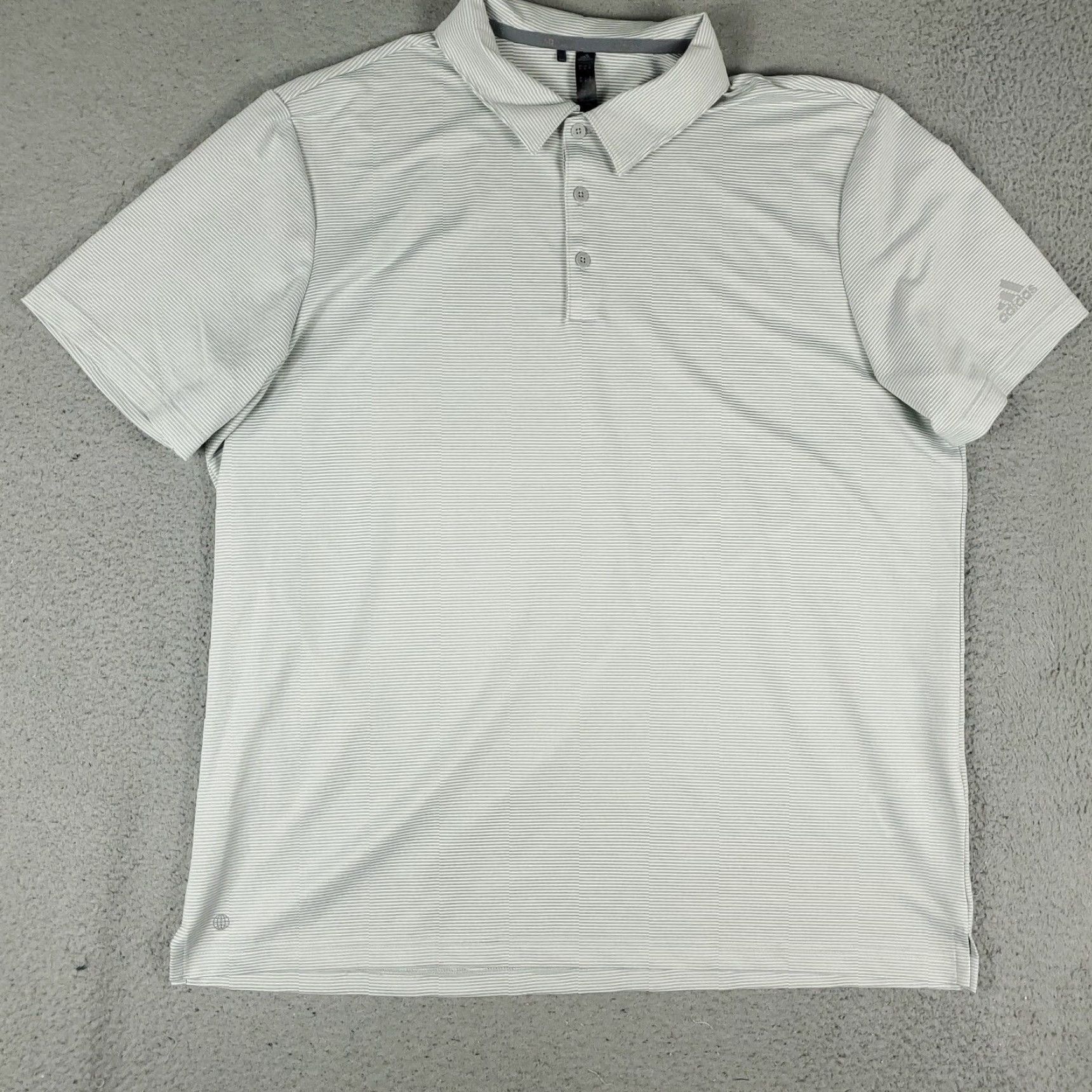 Adidas Adidas Polo Shirt Mens Size XL Gray Striped Casual Golf Short Sleeve Polo Shirt Adidas Mens XL Gray Striped Casual Golf Short Sleeve Size US XL / EU 56 / 4 - 2 Thumbnail