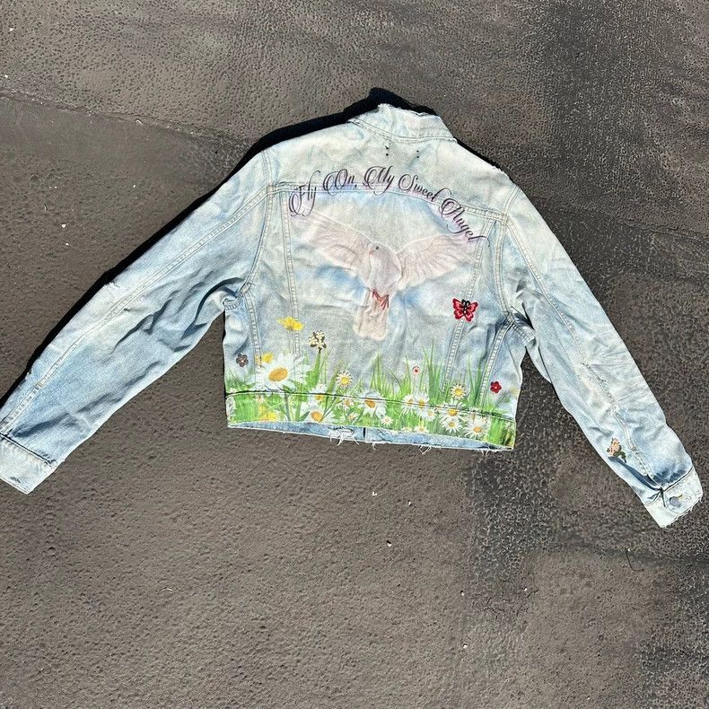 Amiri Amiri Painted Distressed Jacket for Women-2506 Size US L / EU 52-54 / 3 - 4 Thumbnail