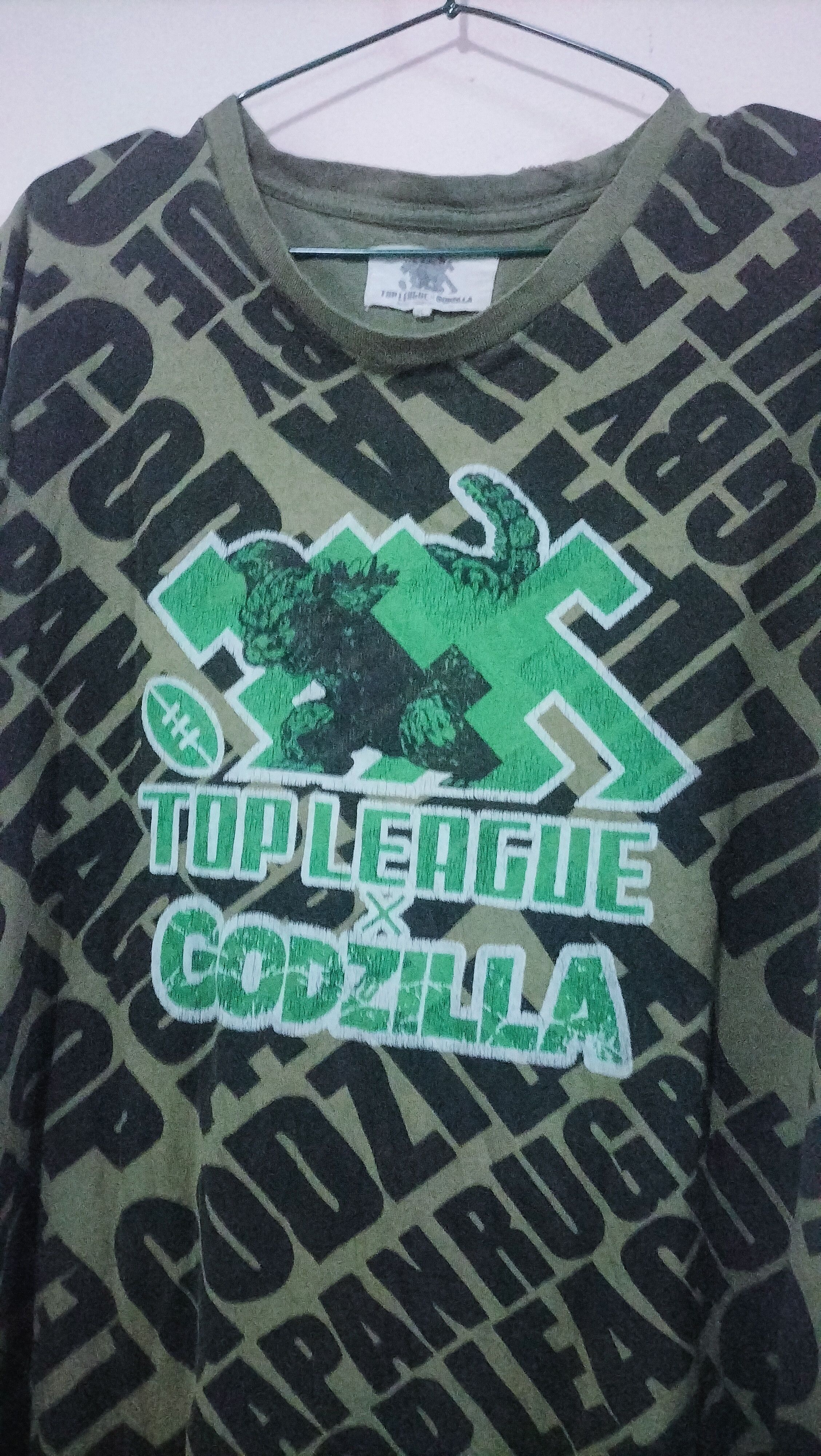 Japanese Brand The Leagde X Godzilla Japanese Streetwear Size US XXL / EU 58 / 5 - 3 Thumbnail