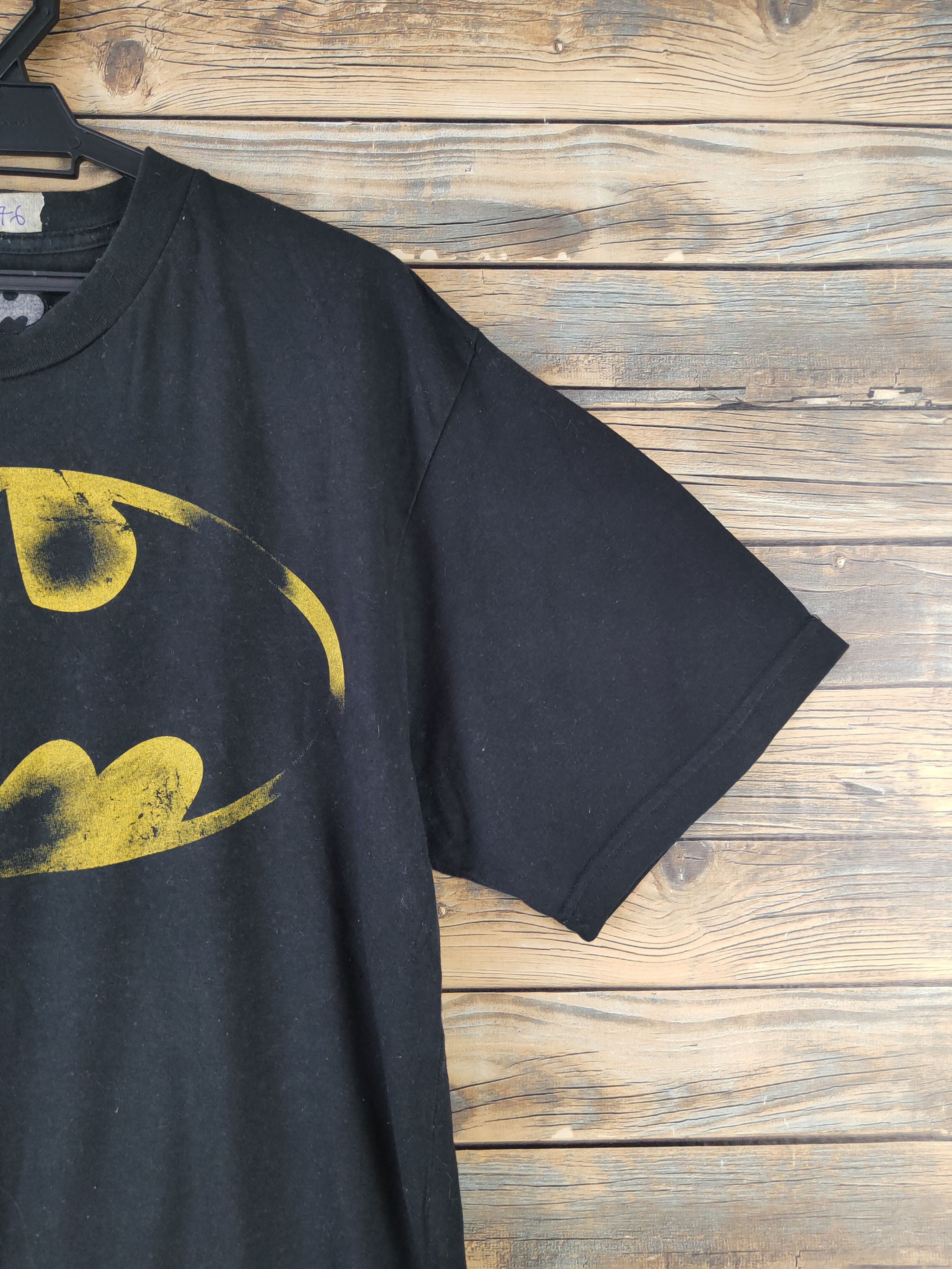 Marvel Comics DL Batman Black Short Sleeve T-shirt #2076 Size US L / EU 52-54 / 3 - 6 Thumbnail