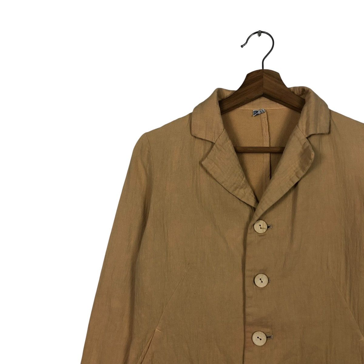 45rpm 🔥CROPPED CHORE BIKER BUTTON JACKET TRIANGLE CO. JAPAN Size US M / EU 48-50 / 2 - 9 Thumbnail