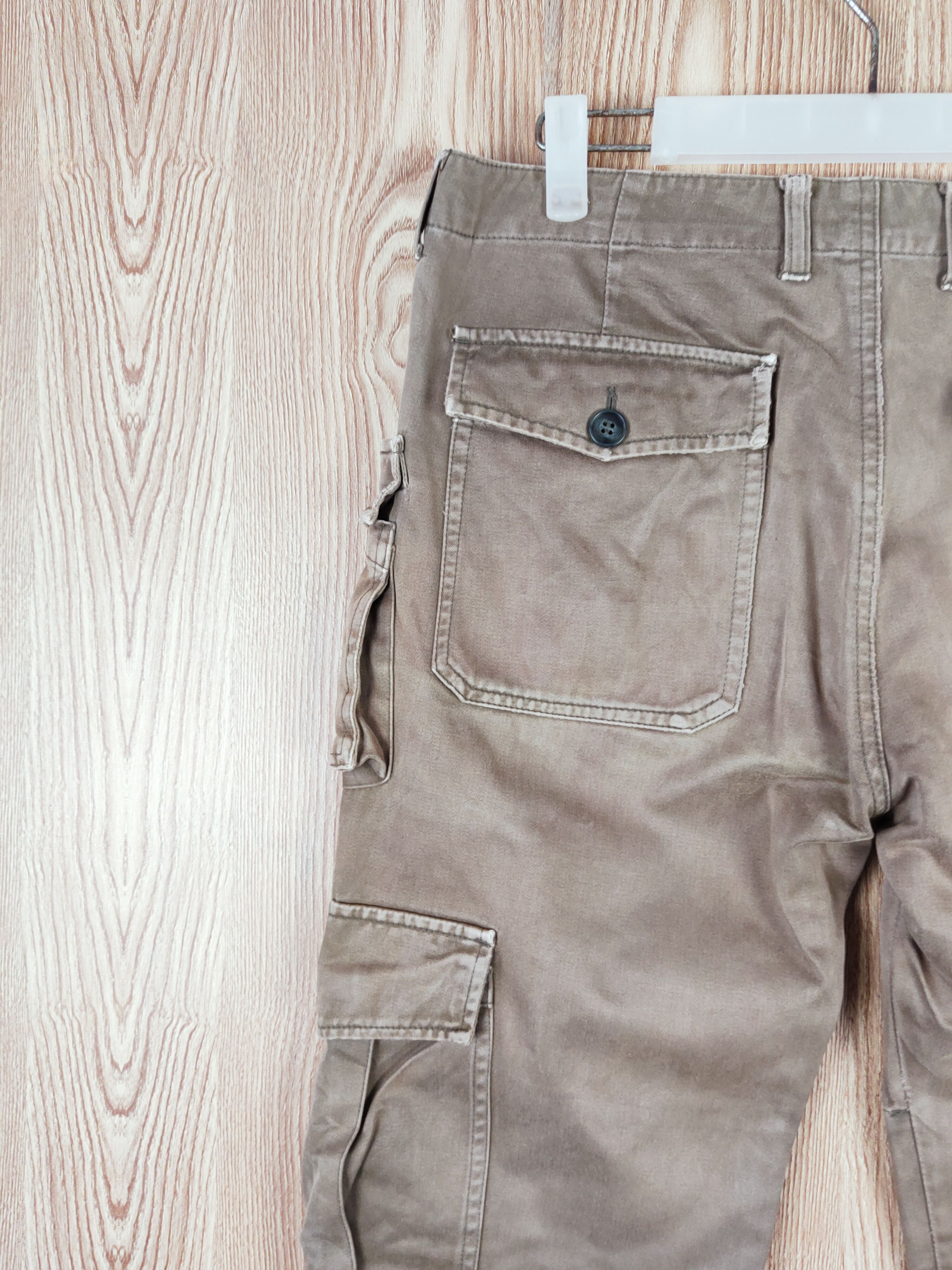 Rageblue Brown Faded Multi Tactical pocket Vintage CargoPant