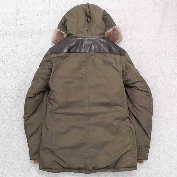 Backbone Brown Parka with Faux Fur Hood - Size S. Size US S / EU 44-46 / 1 - 2 Thumbnail