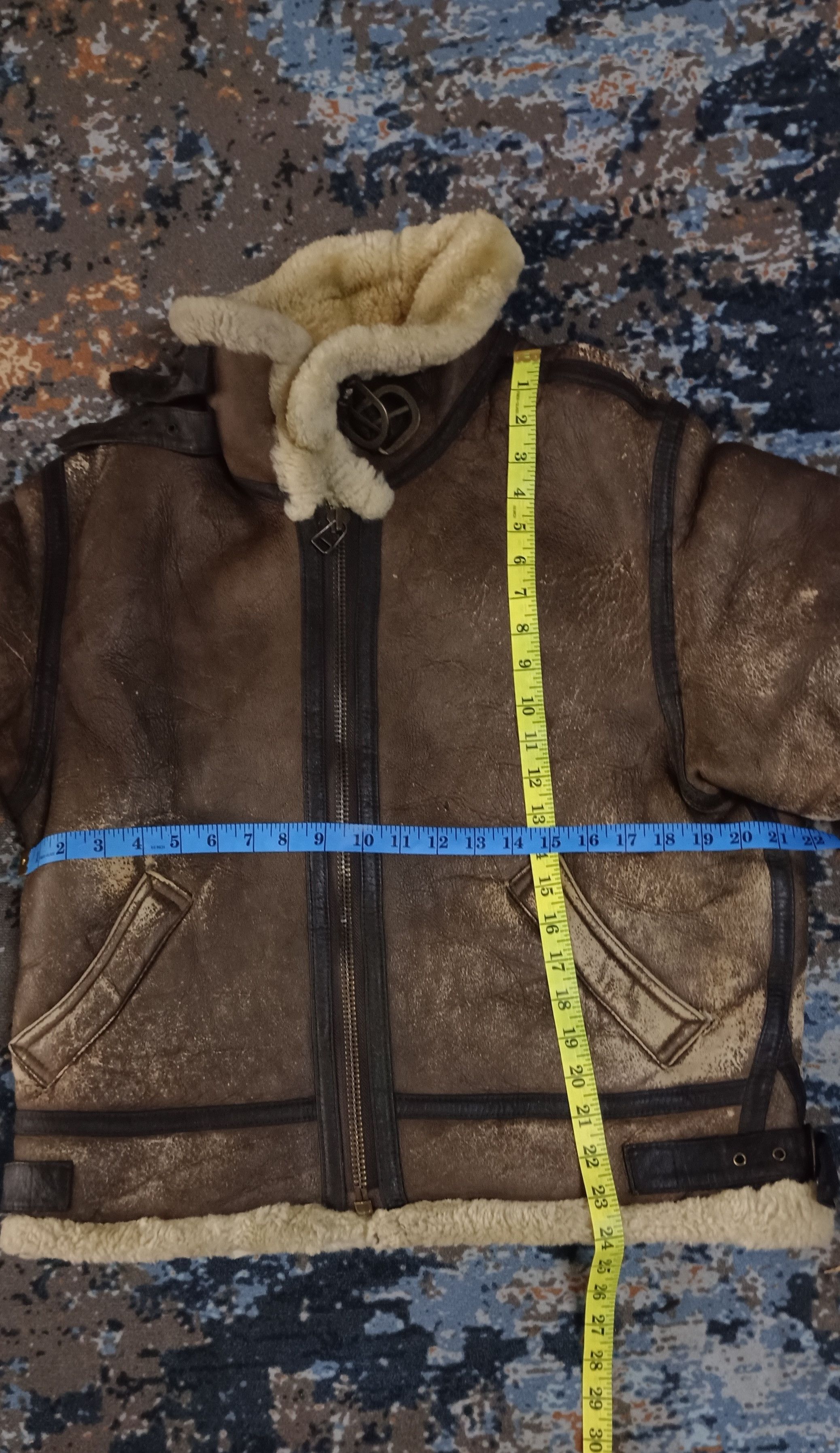 Man Made In Australia 🔥🔥B 3 AMERICAN MILITARY WEAR SHEEP SKIN Size US L / EU 52-54 / 3 - 15 Thumbnail