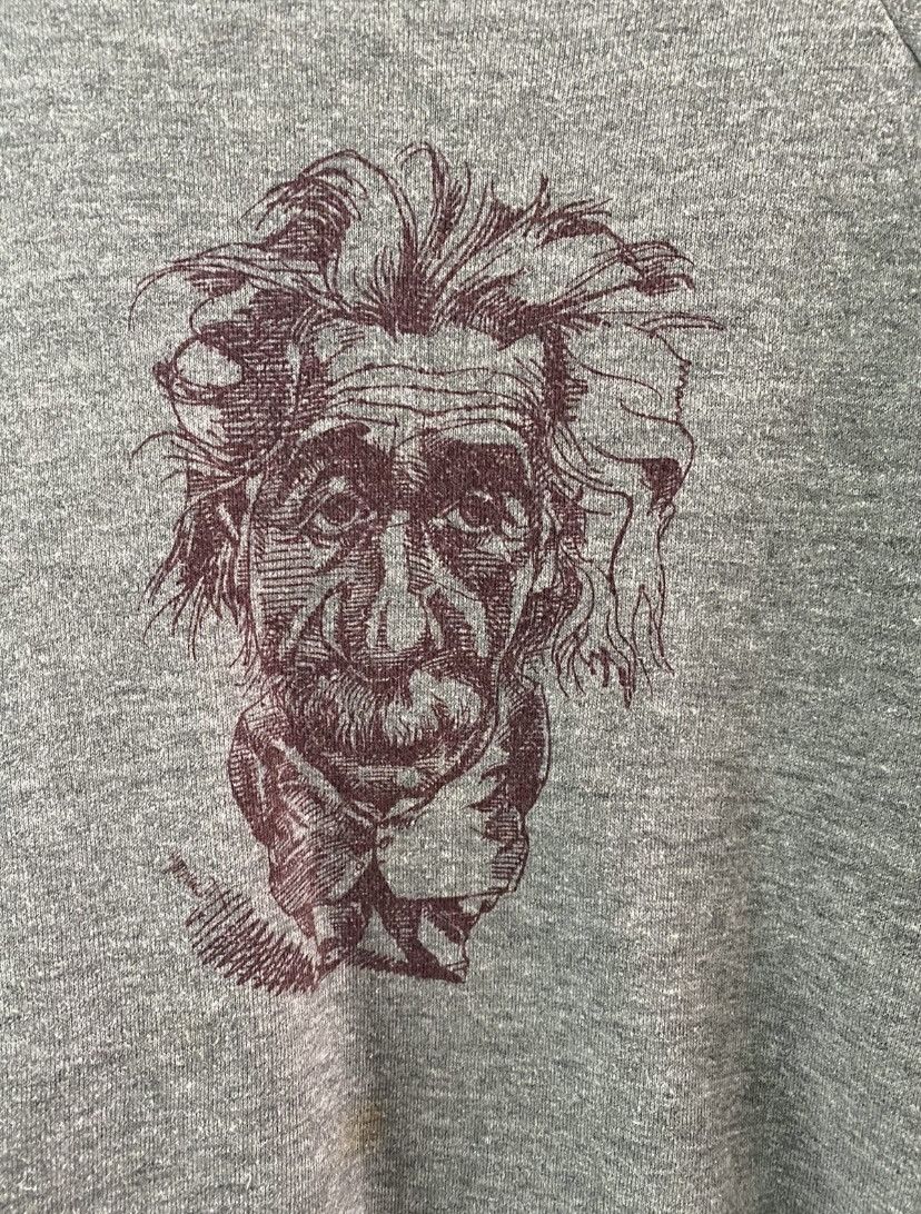 Vintage 🔥FINAL DROP🔥 1980s Vintage Albert Einstein Sweatshirt Size US XL / EU 56 / 4 - 3 Thumbnail