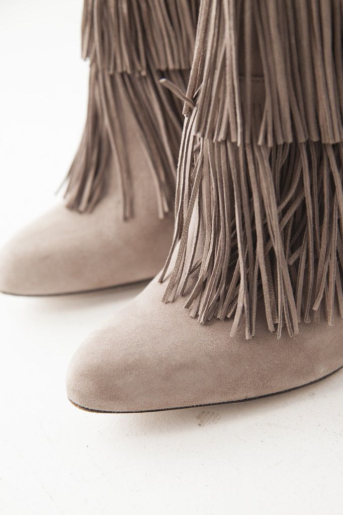 Paul Andrew Taos suede fringe boots Size US 8.5 / IT 38.5 - 6 Thumbnail
