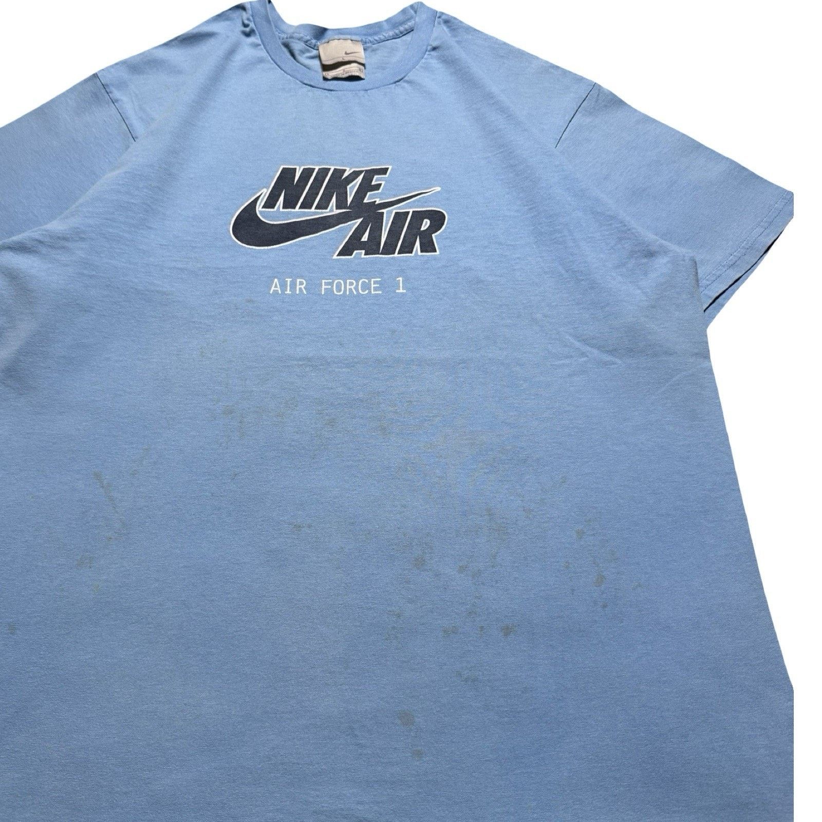 Nike VINTAGE Nike Graphic T-Shirt Air Force One Mens L Size US L / EU 52-54 / 3 - 2 Thumbnail