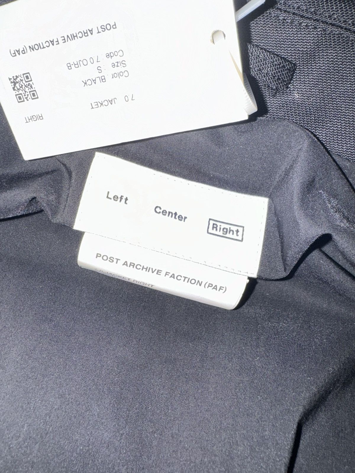 Japanese Brand × Junya Watanabe × POST ARCHIVE FACTION (PAF) Black jacket PAF Size US XS / EU 42 / 0 - 5 Thumbnail