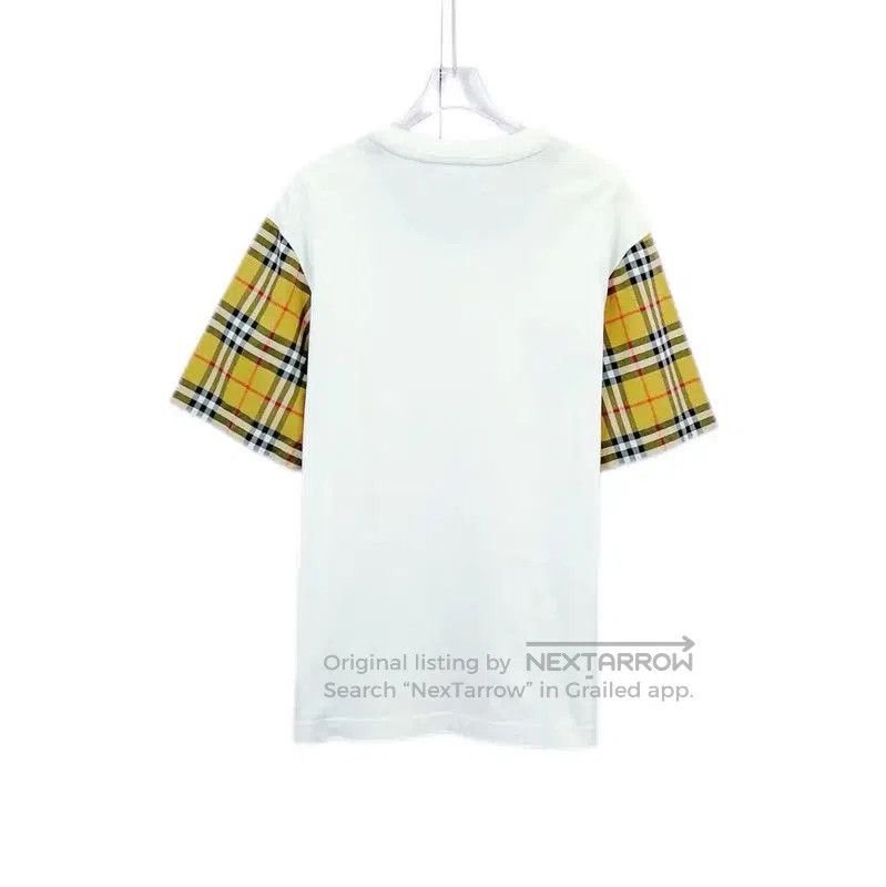 Burberry Burberry White Cotton Short Sleeve T-Shirt. Size XS / US 0-2 / IT 36-38 - 2 Thumbnail