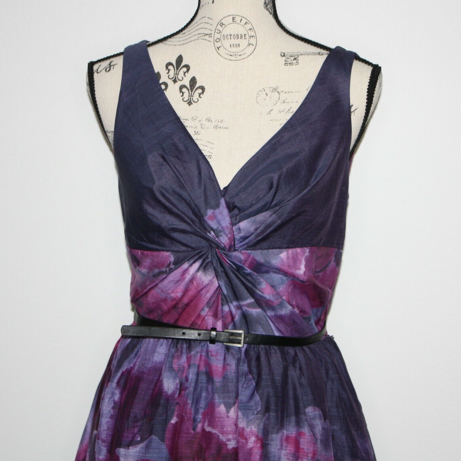 Lela Rose Lela Rose by Neiman Marcus Watercolor High-Low Dress Size M / US 6-8 / IT 42-44 - 8 Thumbnail