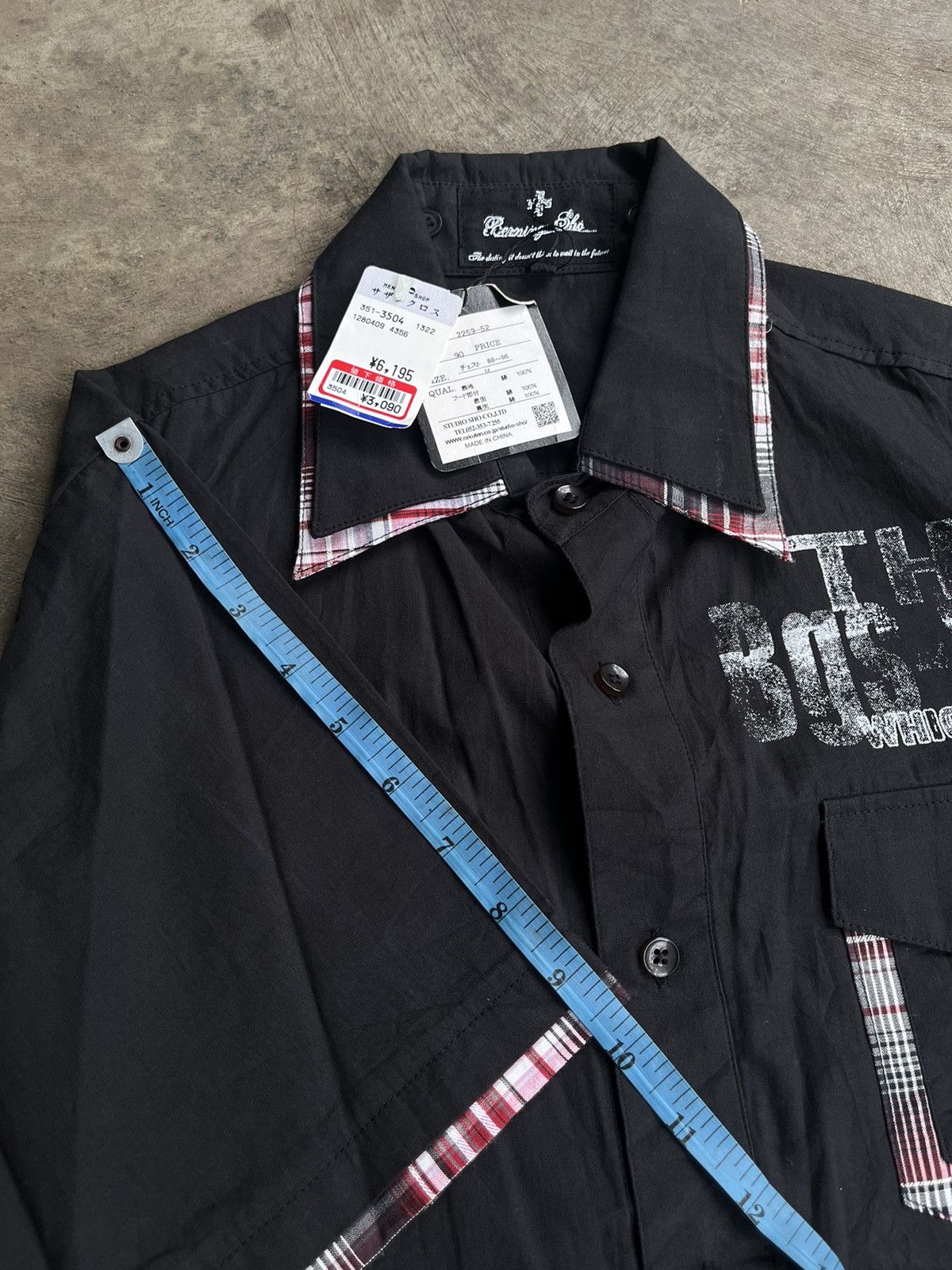 Beauty Beast × KMRii × Yasuyuki Ishii 2000s BERNINGS SHO NOS SHIRTS POEM JAPANESE PUNK GOTHIC Size US M / EU 48-50 / 2 - 13 Thumbnail
