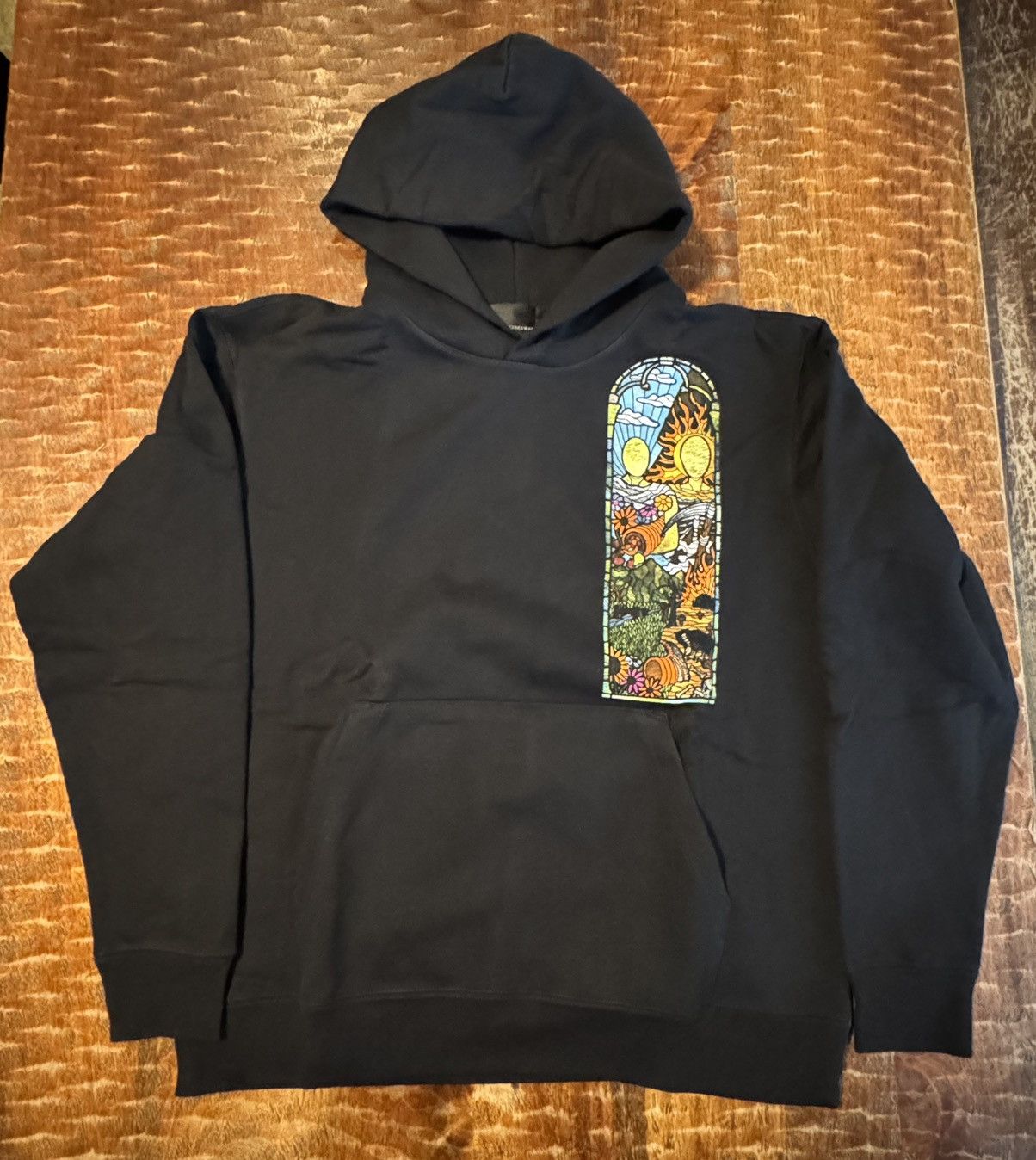 Who Decides War Stained Glass Hoodie Large 3 Size US L / EU 52-54 / 3 - 1 Thumbnail
